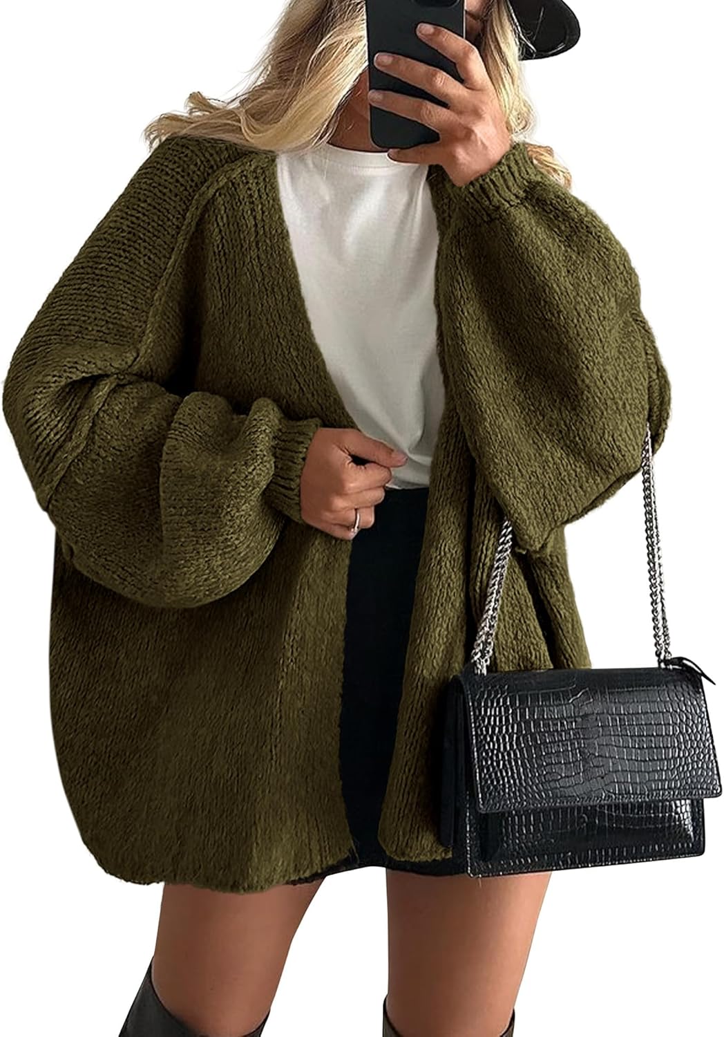 Oversized Knit Cardigan