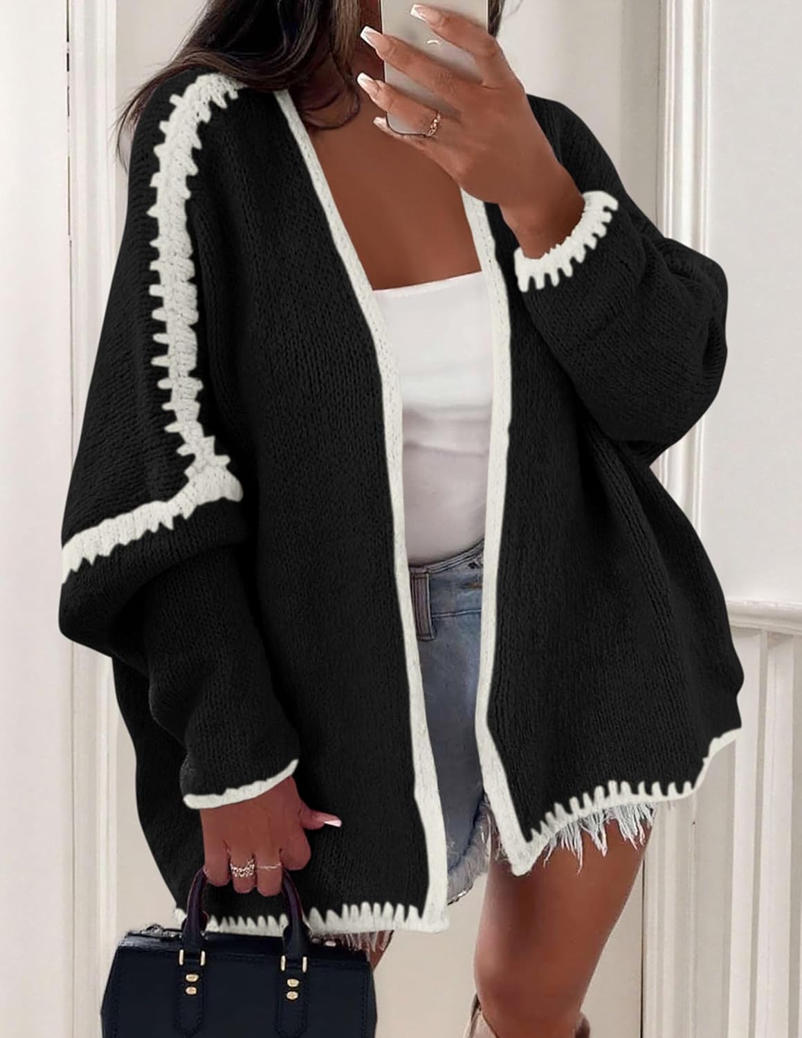 Oversized Knit Cardigan