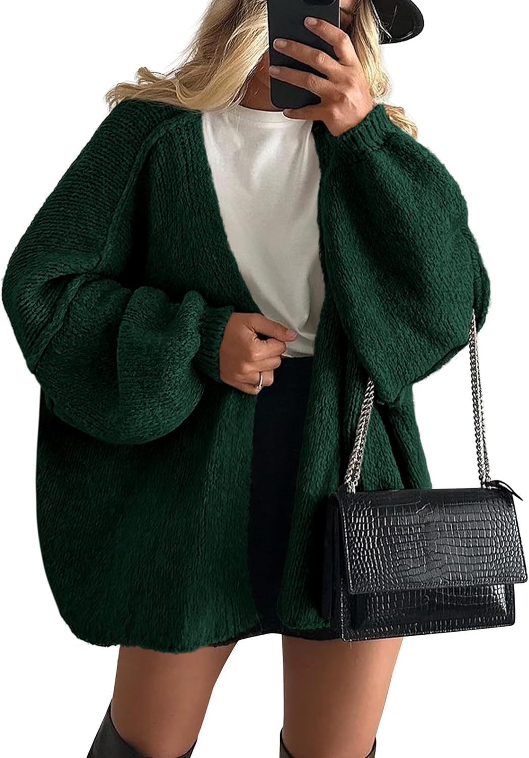 Oversized Knit Cardigan