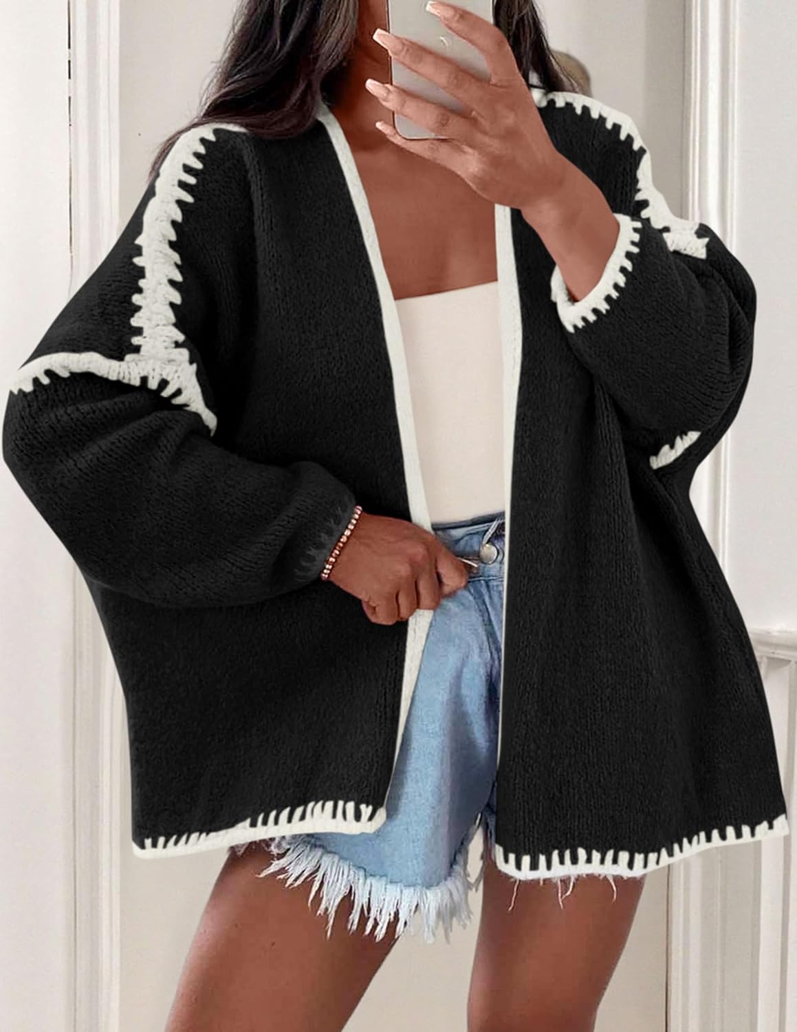 Oversized Knit Cardigan