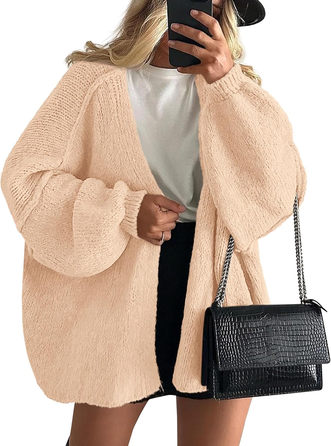 Oversized Knit Cardigan