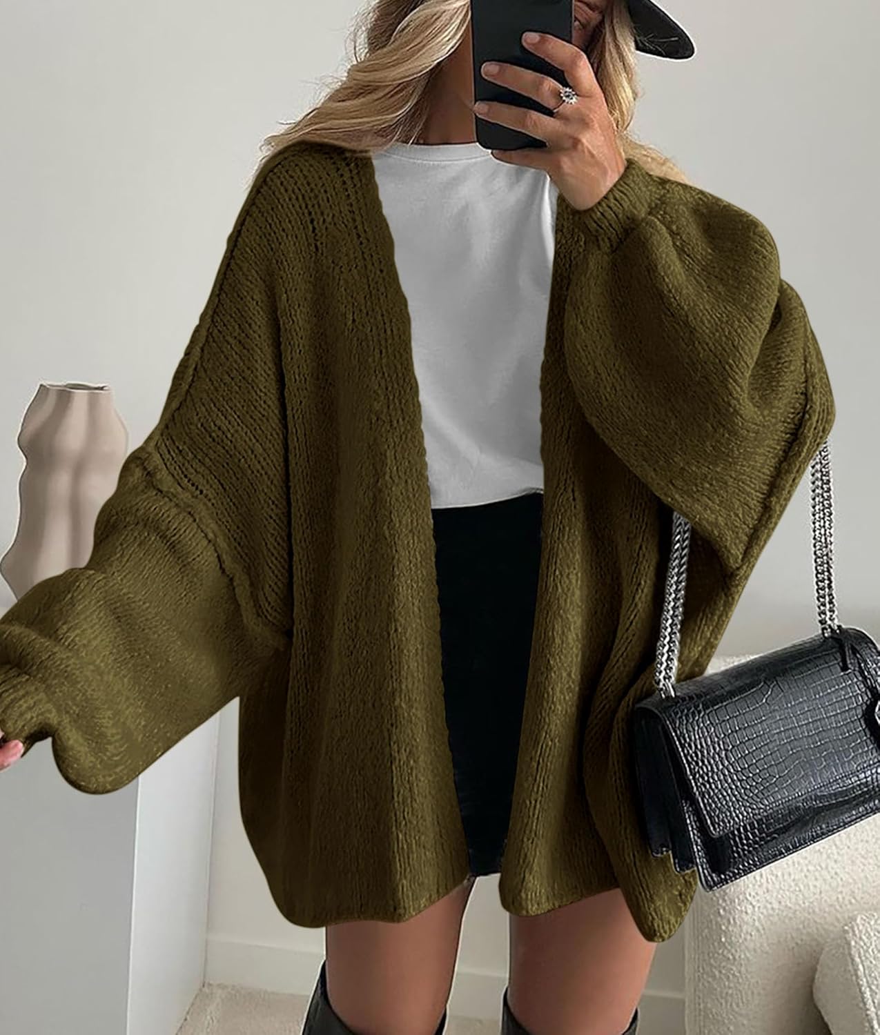 Oversized Knit Cardigan