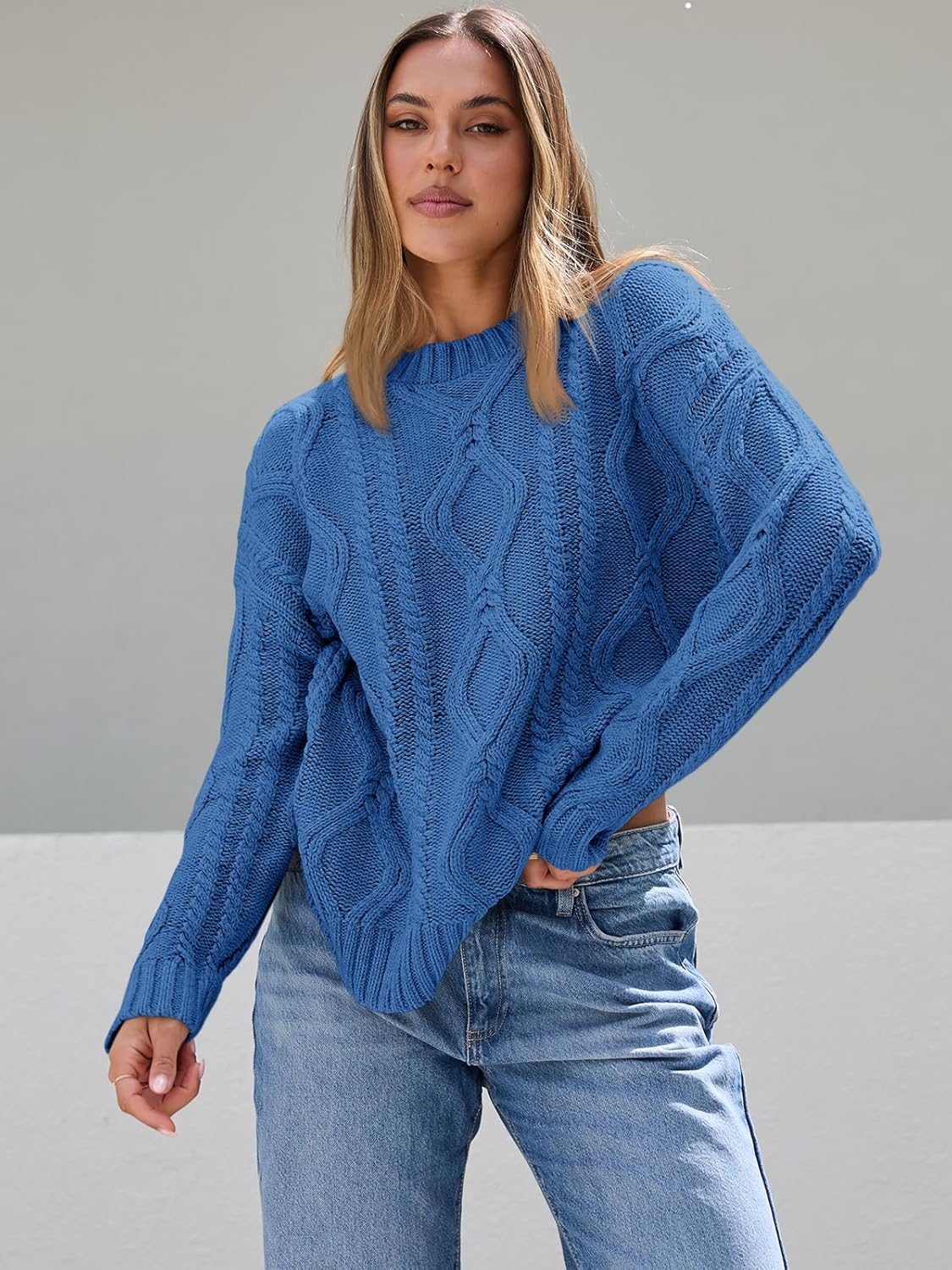 The Elara™ Cable Knit Sweater