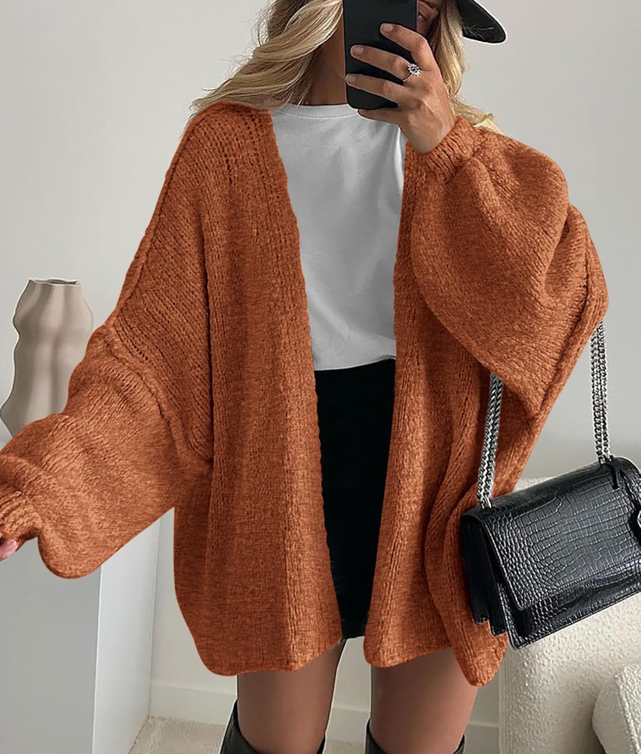 Oversized Knit Cardigan