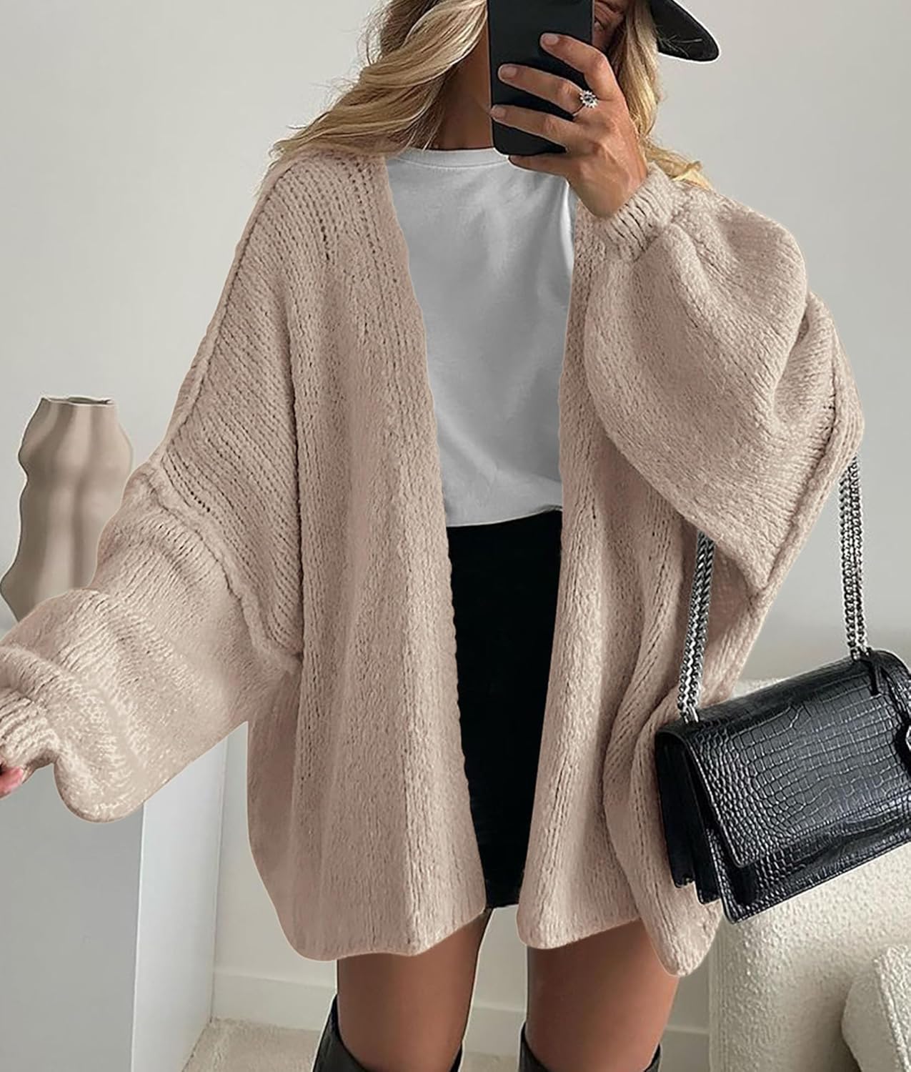 Oversized Knit Cardigan