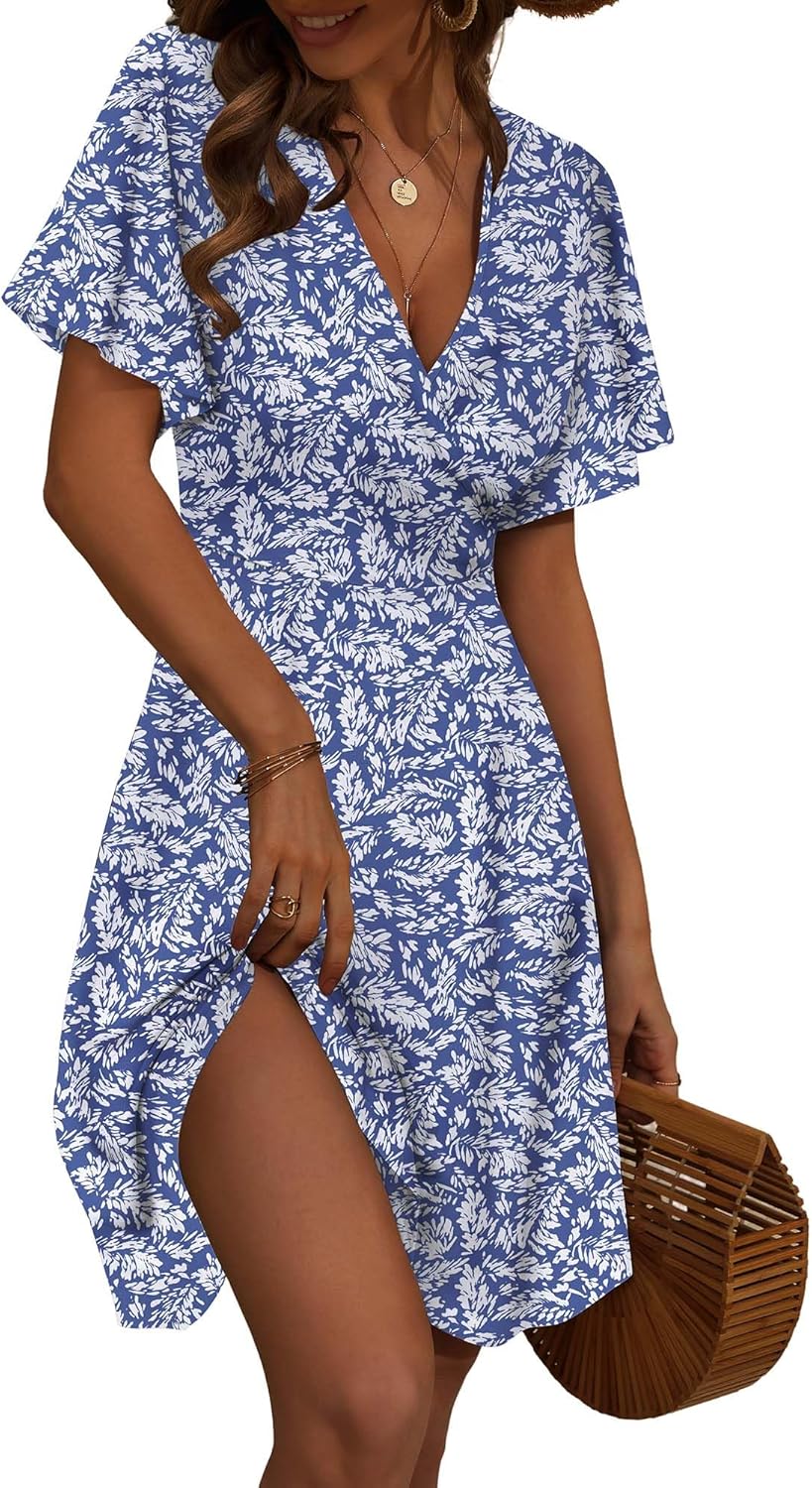Floral V-Neck Summer Dress