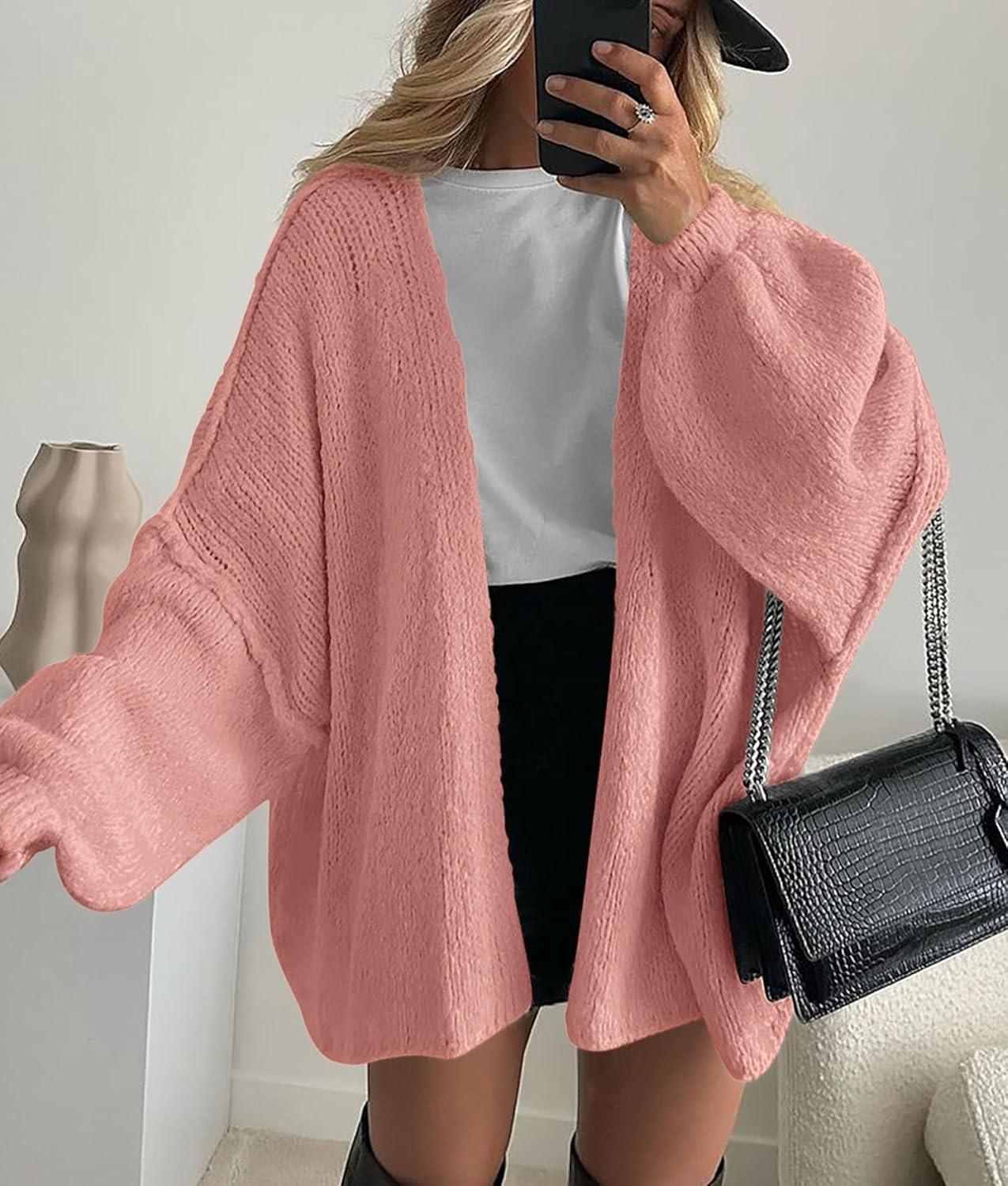 Oversized Knit Cardigan