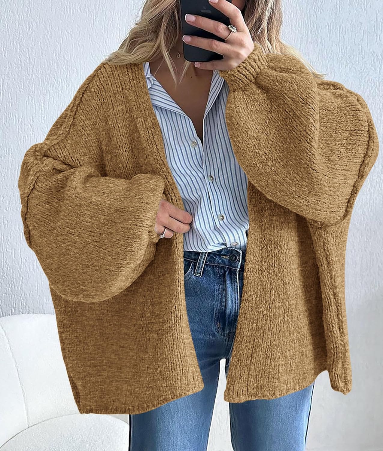 Oversized Knit Cardigan