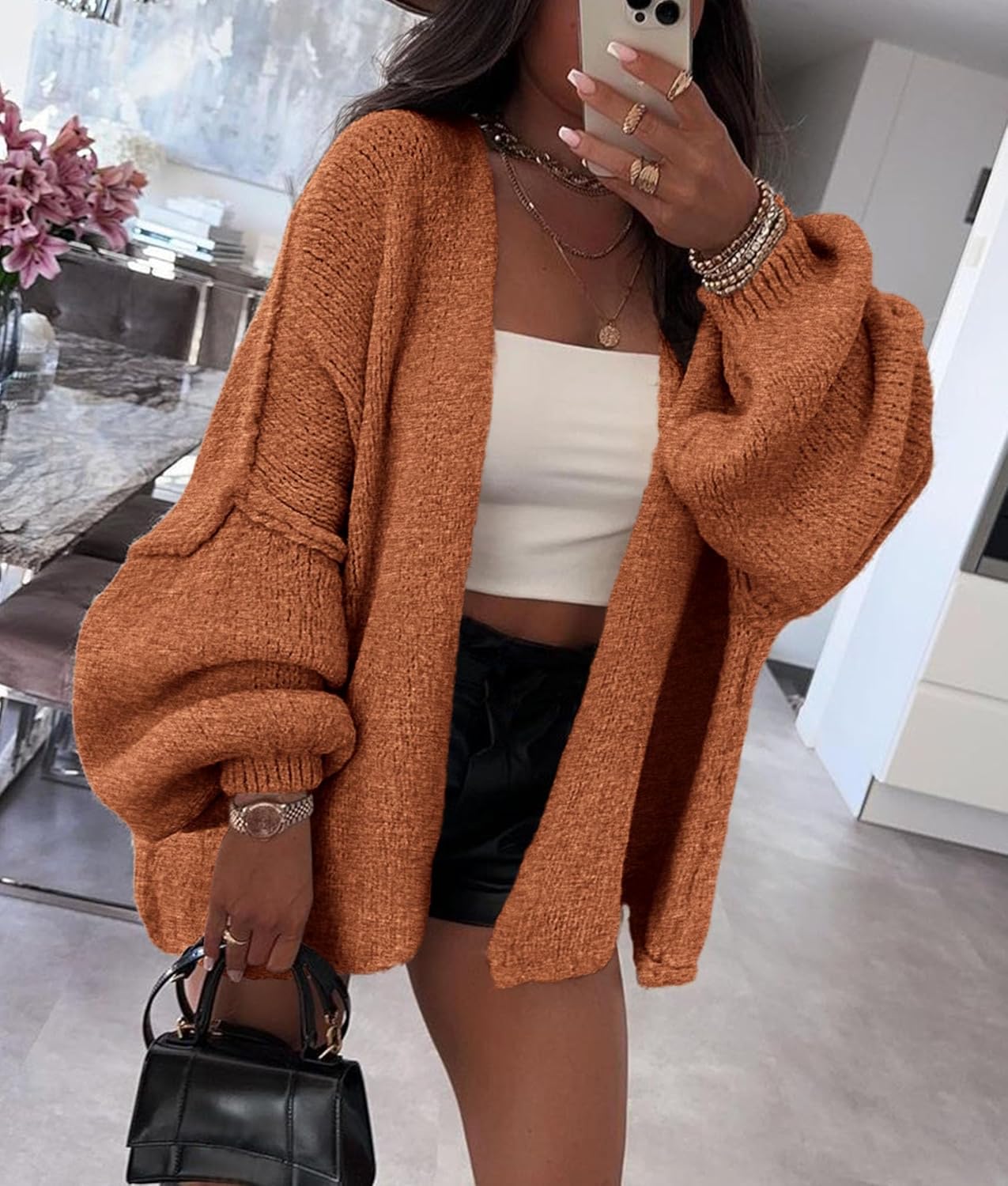 Oversized Knit Cardigan