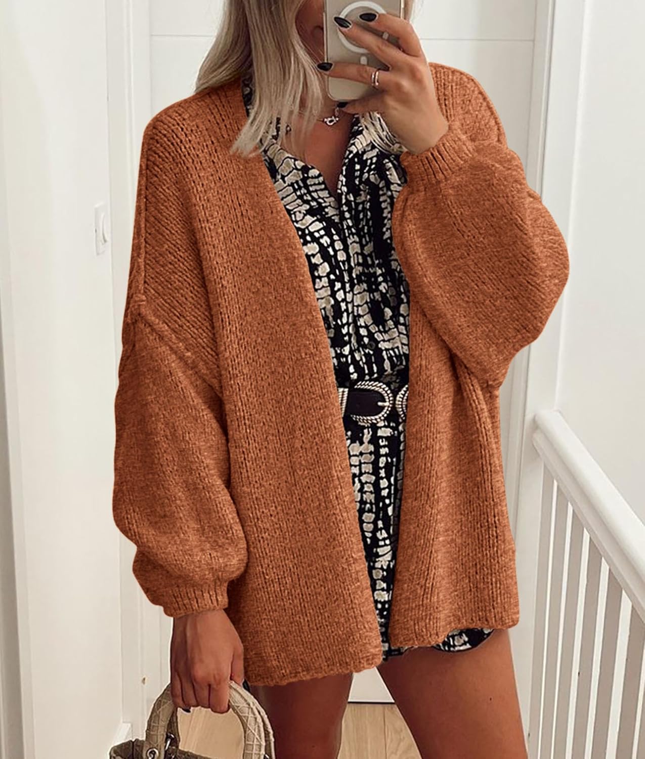 Oversized Knit Cardigan