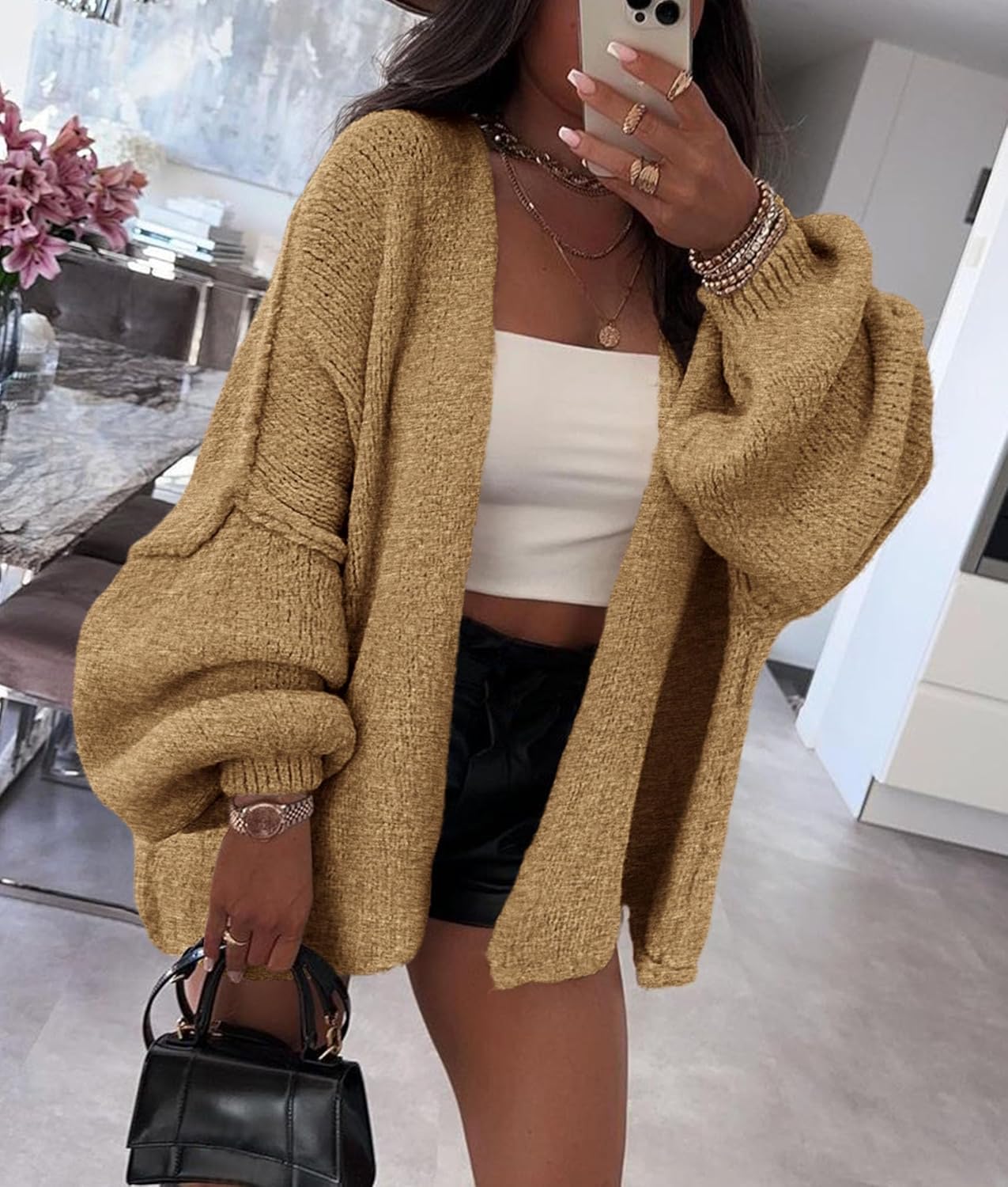 Oversized Knit Cardigan