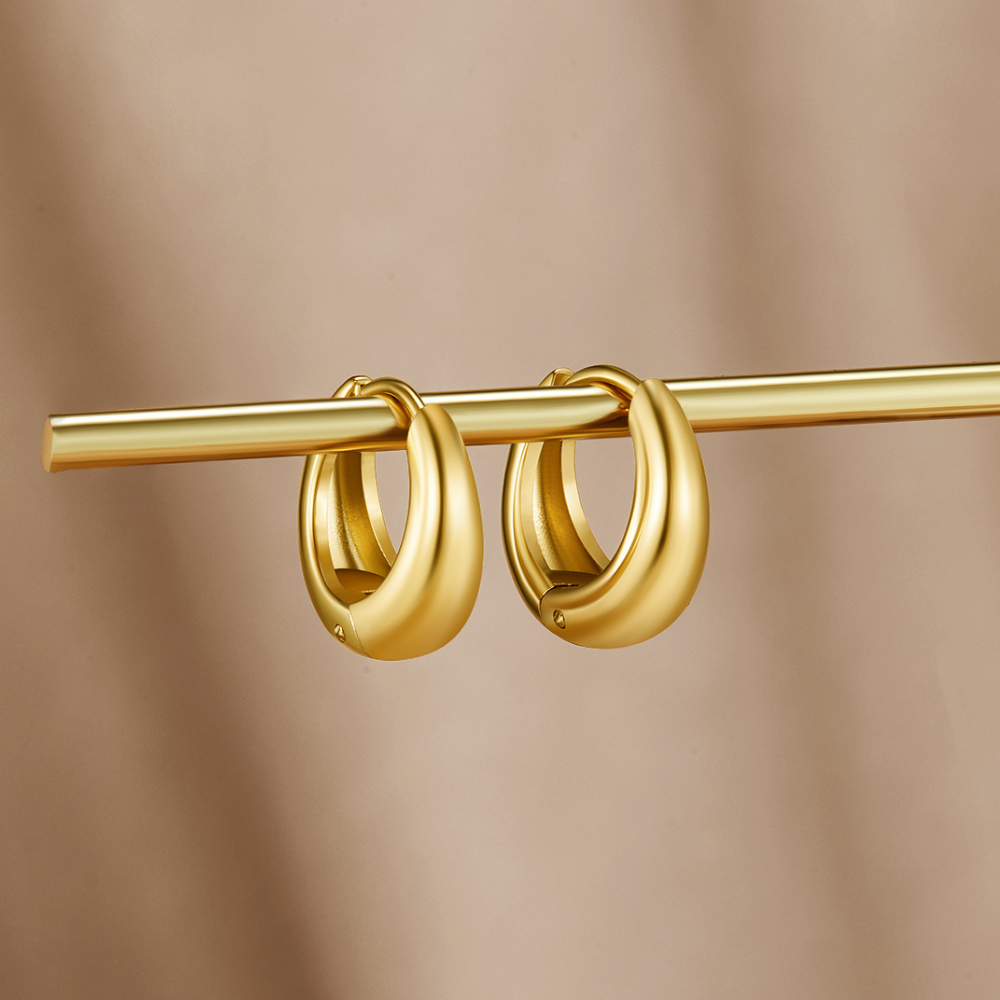 Audrey Gold Hoop Earrings