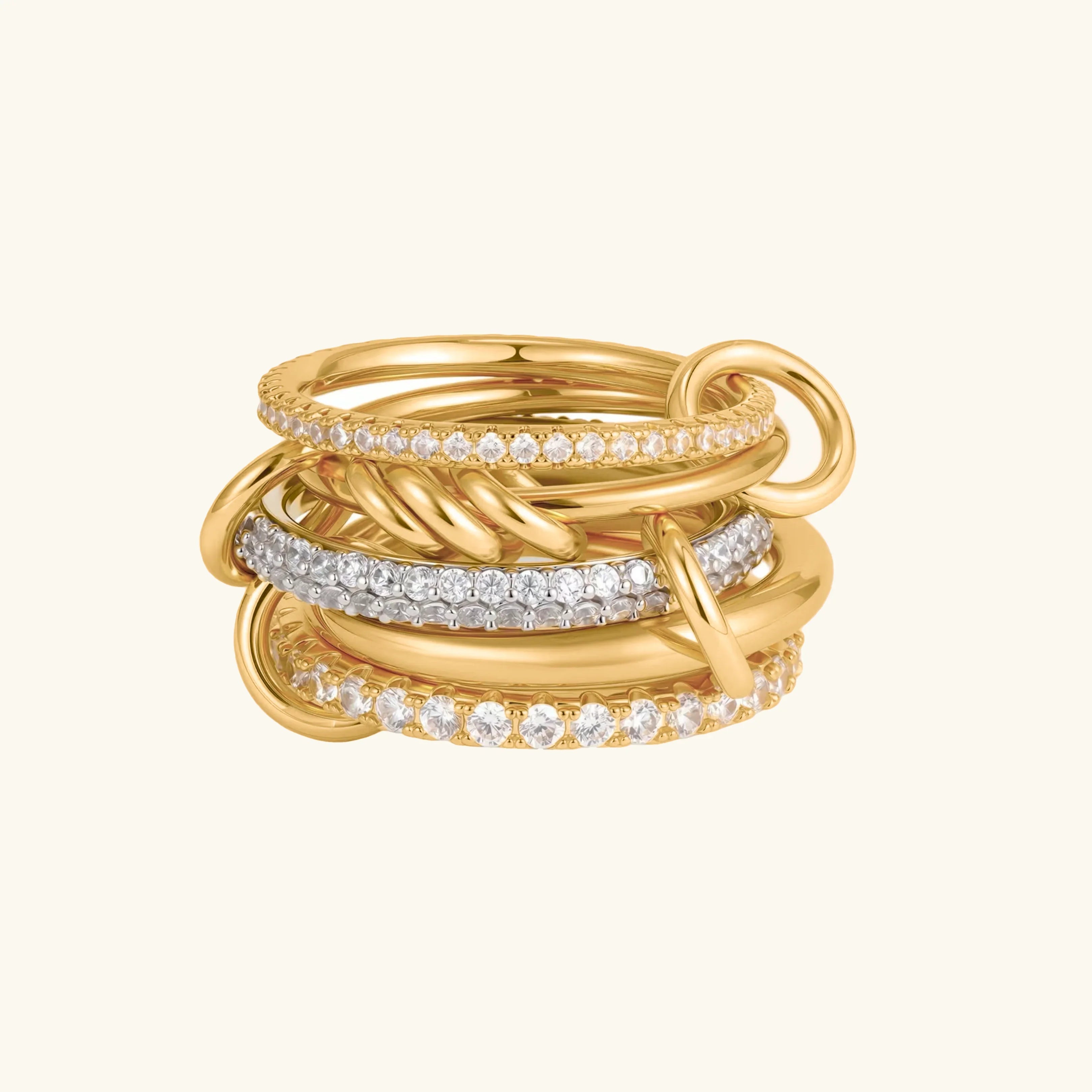 Blaise Stacked Diamond Ring