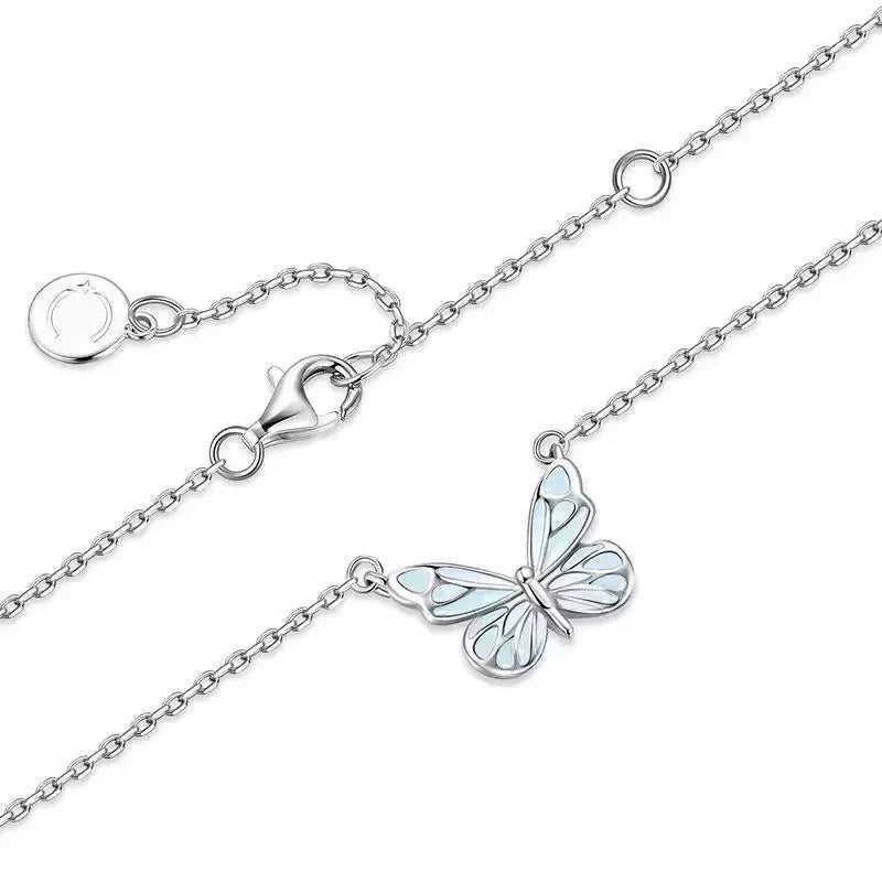 Luminous Dream Blue Butterfly Bracelet
