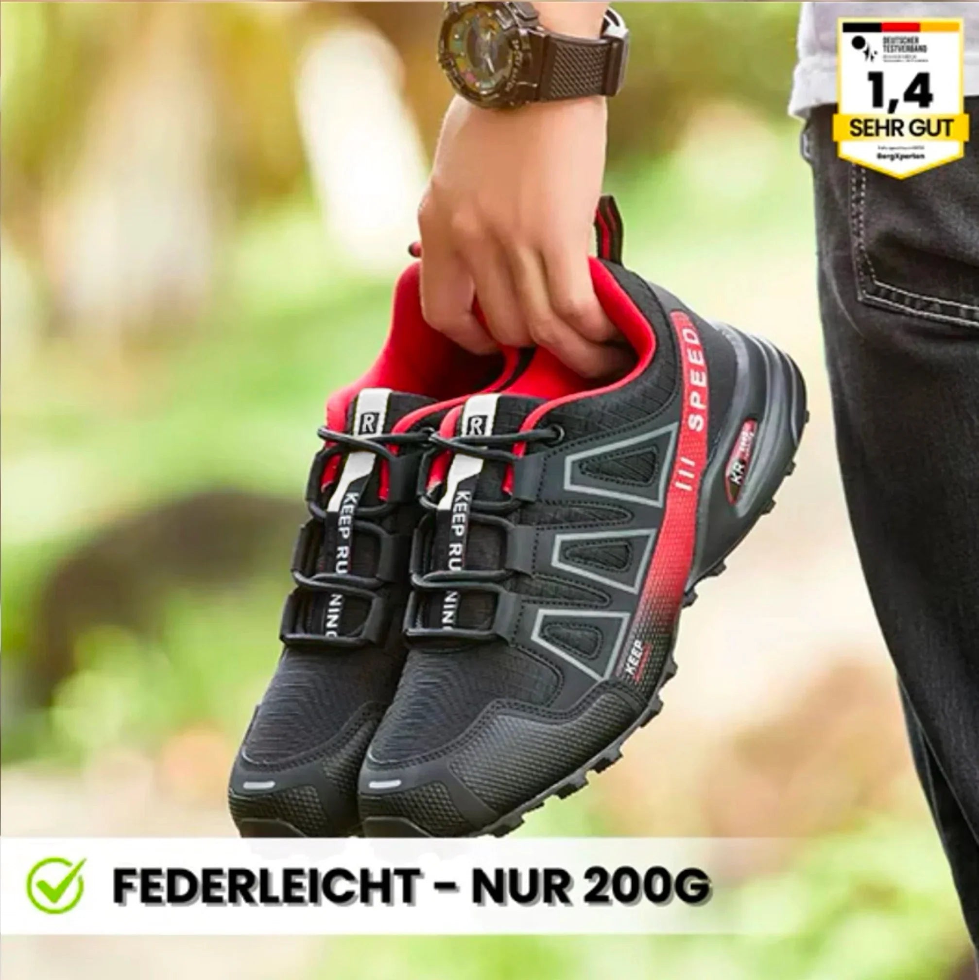 OrthoTrekking™ – Ergonomischer, Schmerzlindernder Wanderschuh