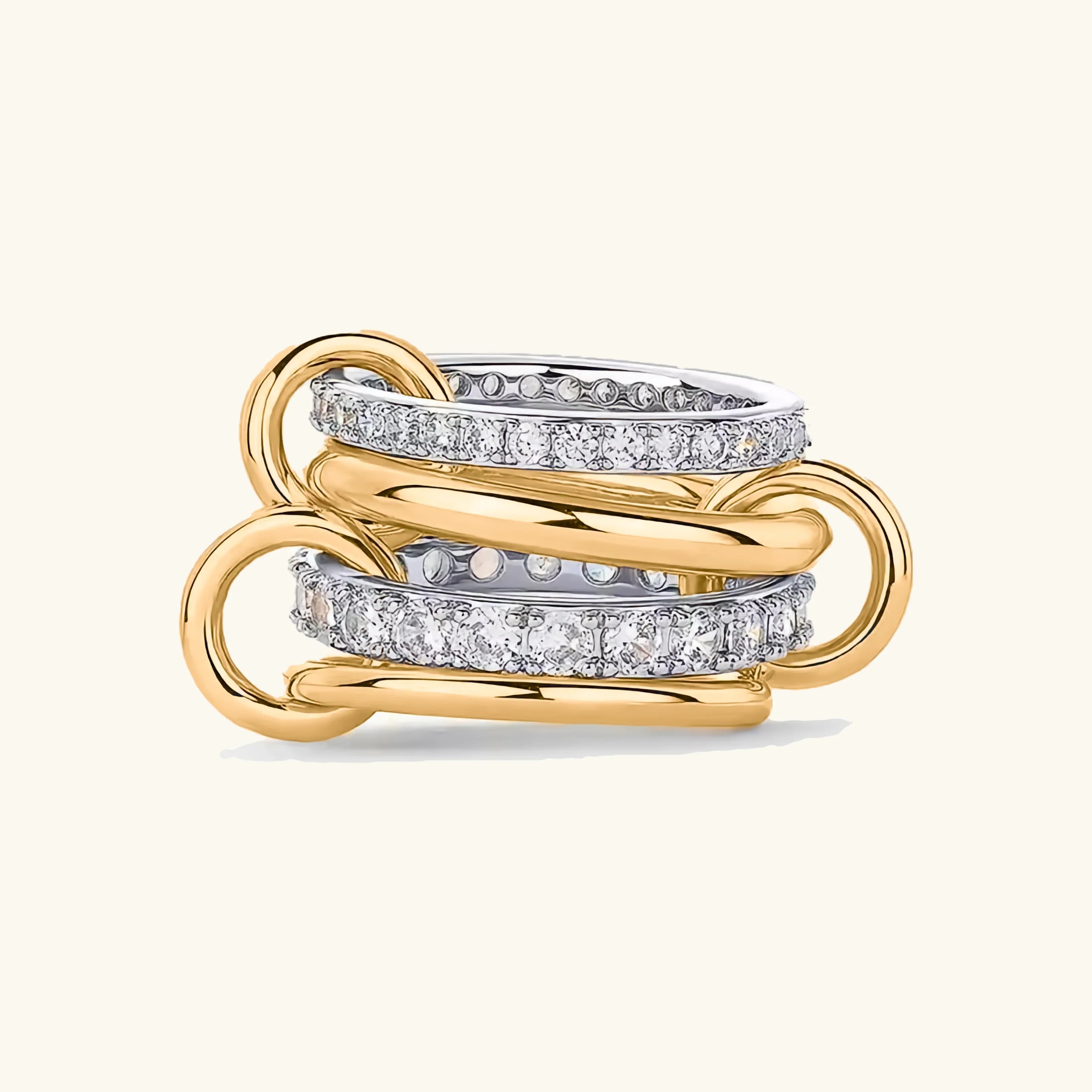 Juno Stacked Diamond Ring