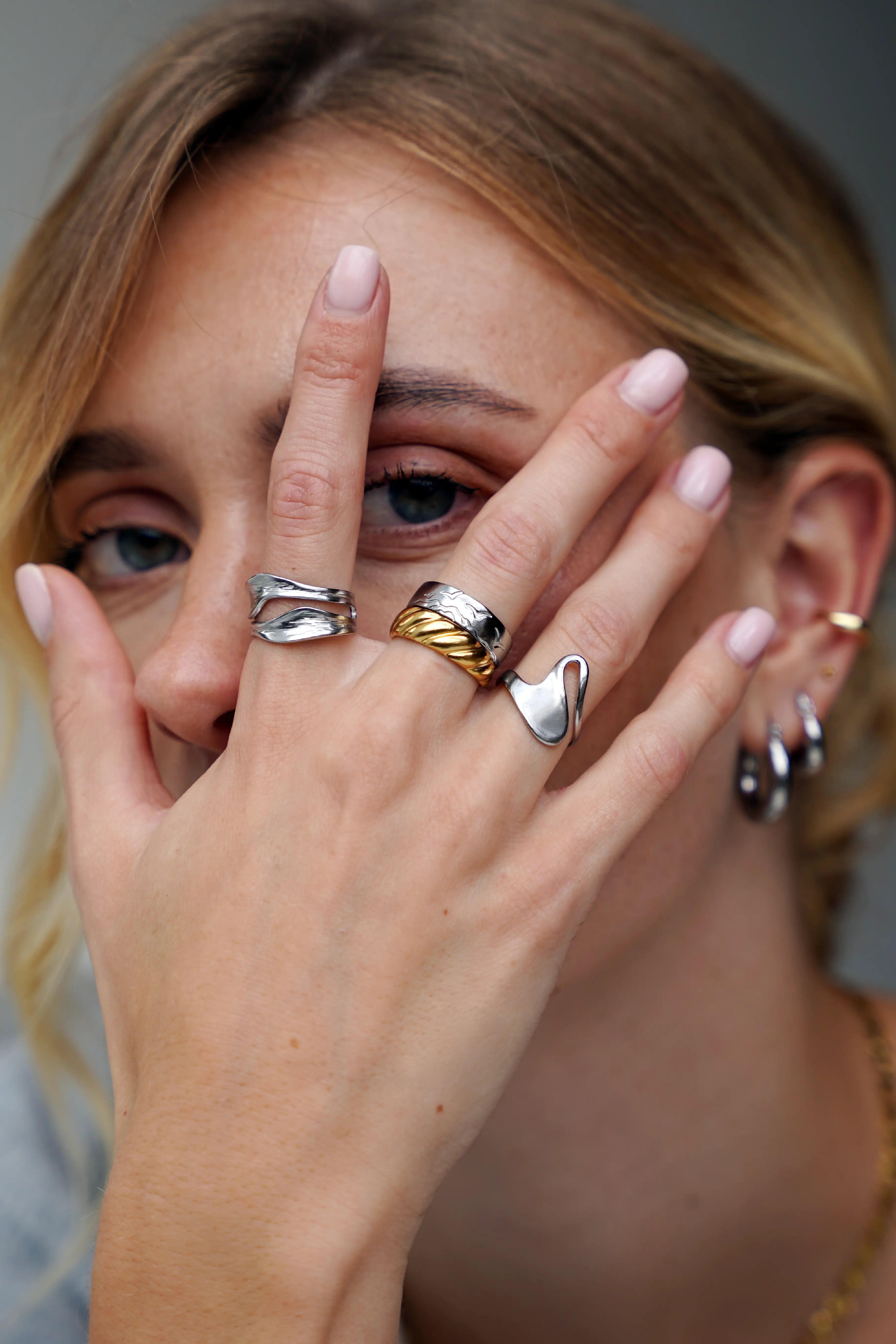 Sya - Ring - Edelstahl - Verstellbar