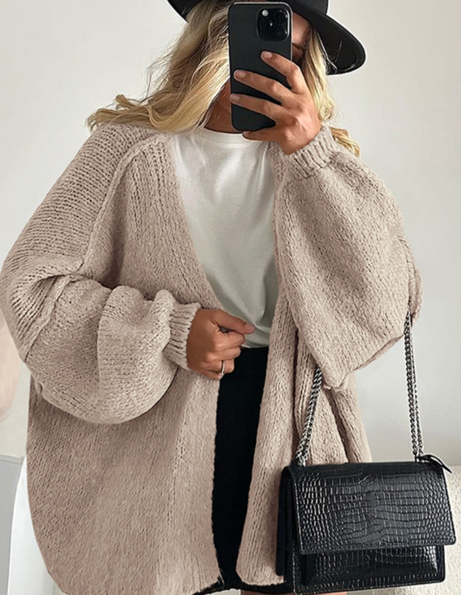Oversized Knit Cardigan