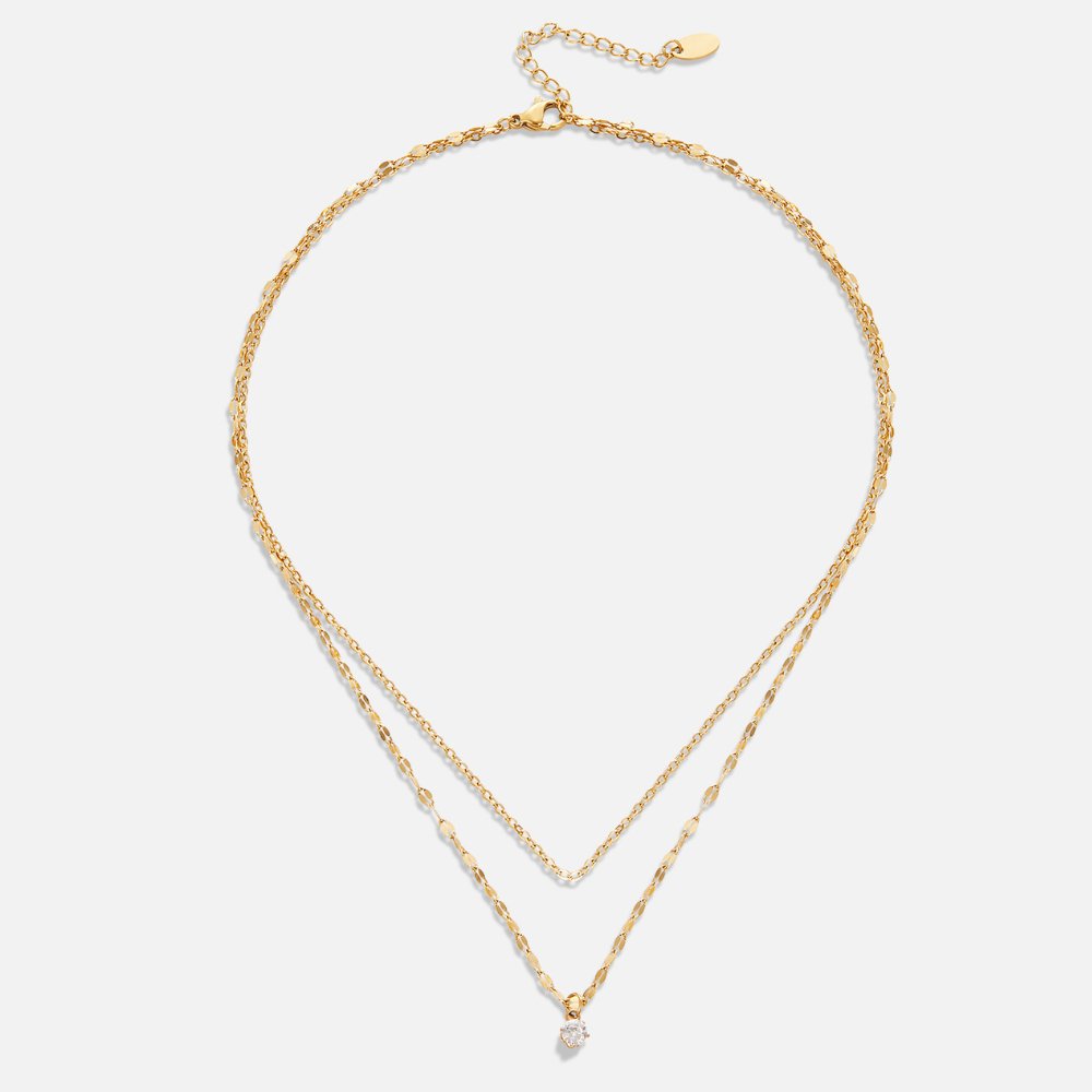 Piya Crystal Layered Necklace