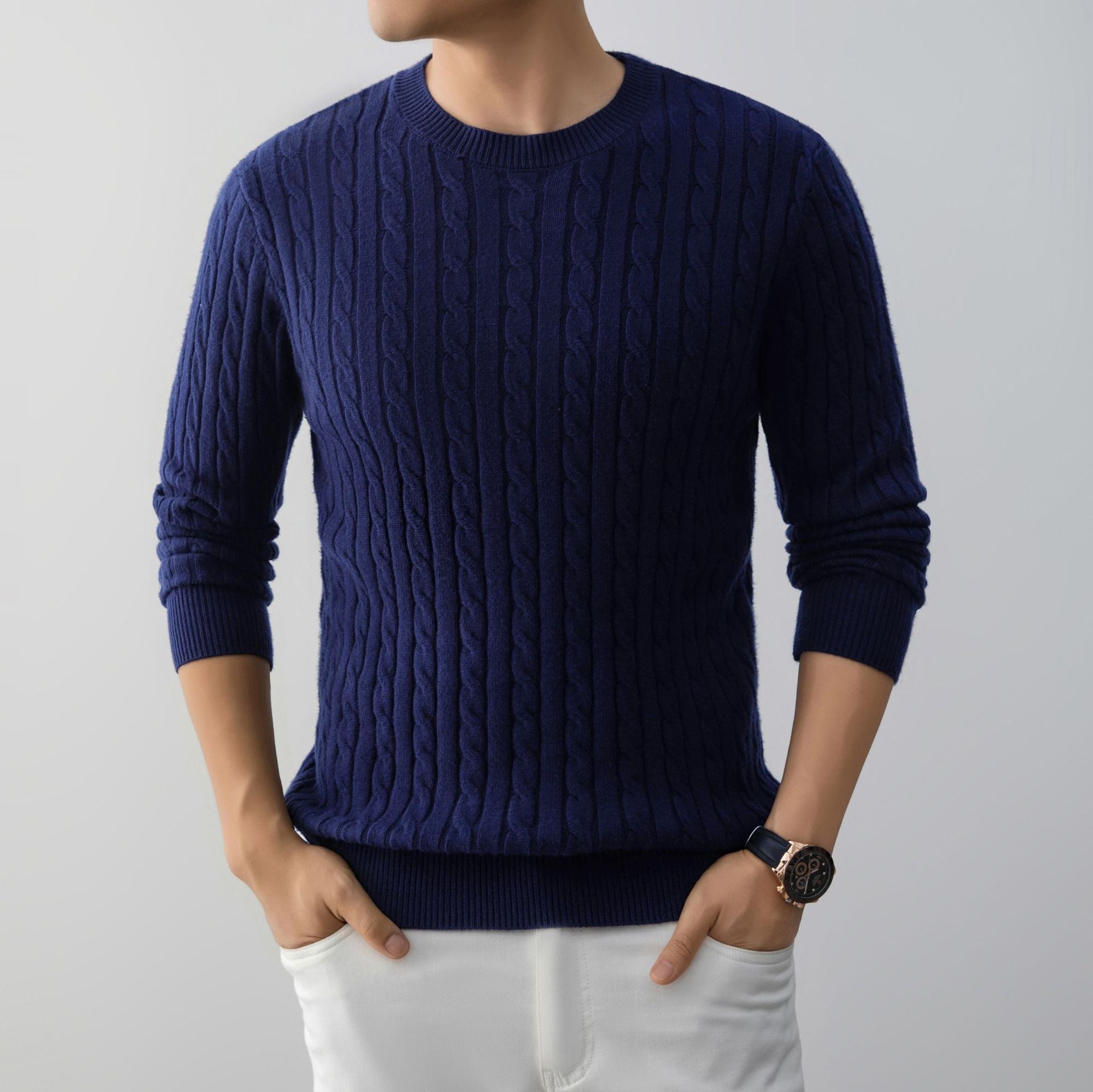 ST. MORITZ Cable Sweater