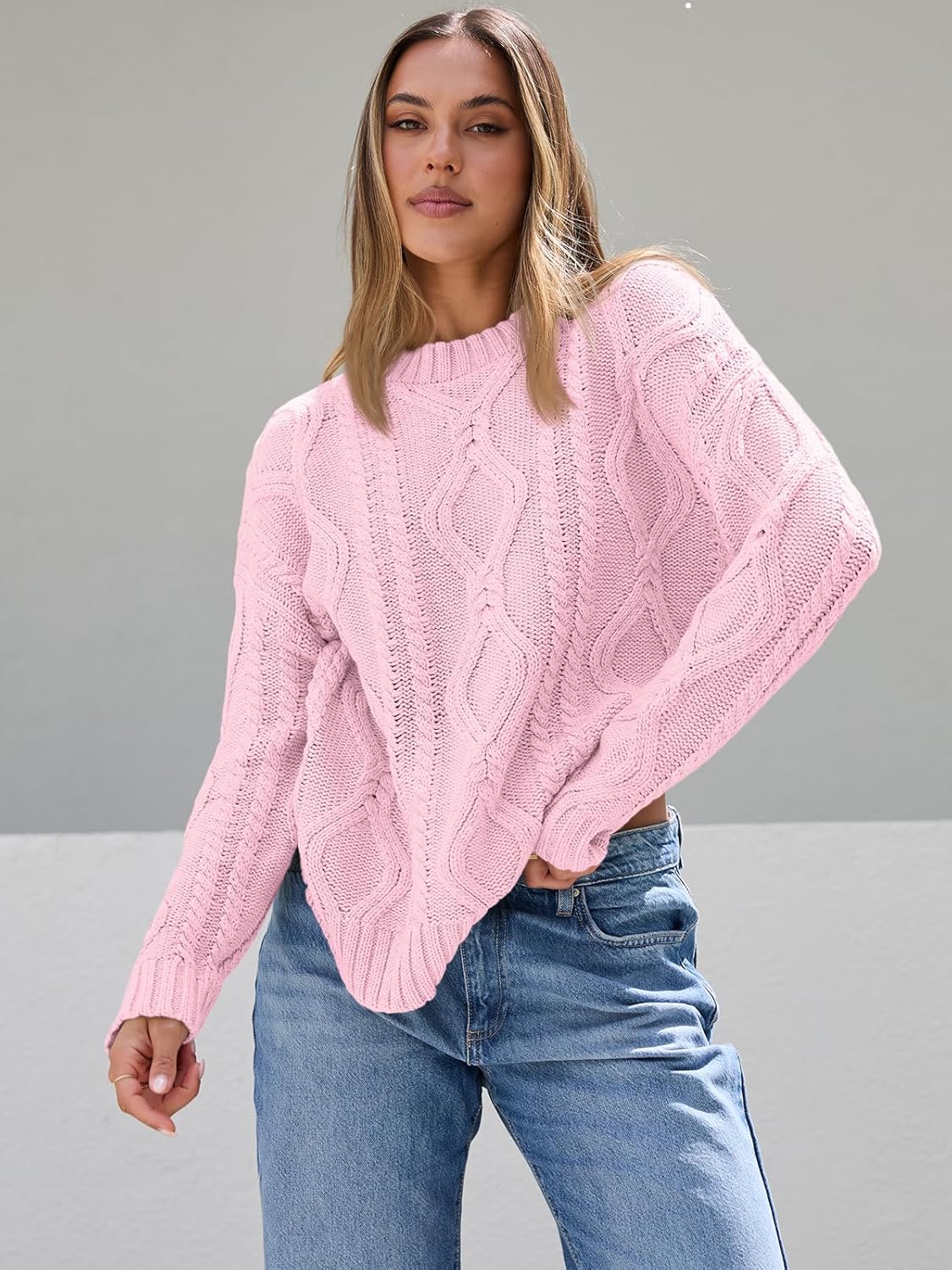 The Elara™ Cable Knit Sweater