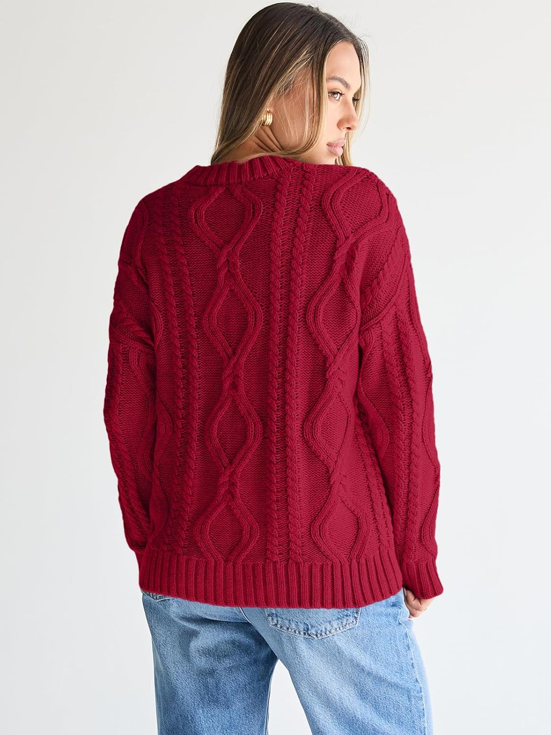 The Elara™ Cable Knit Sweater