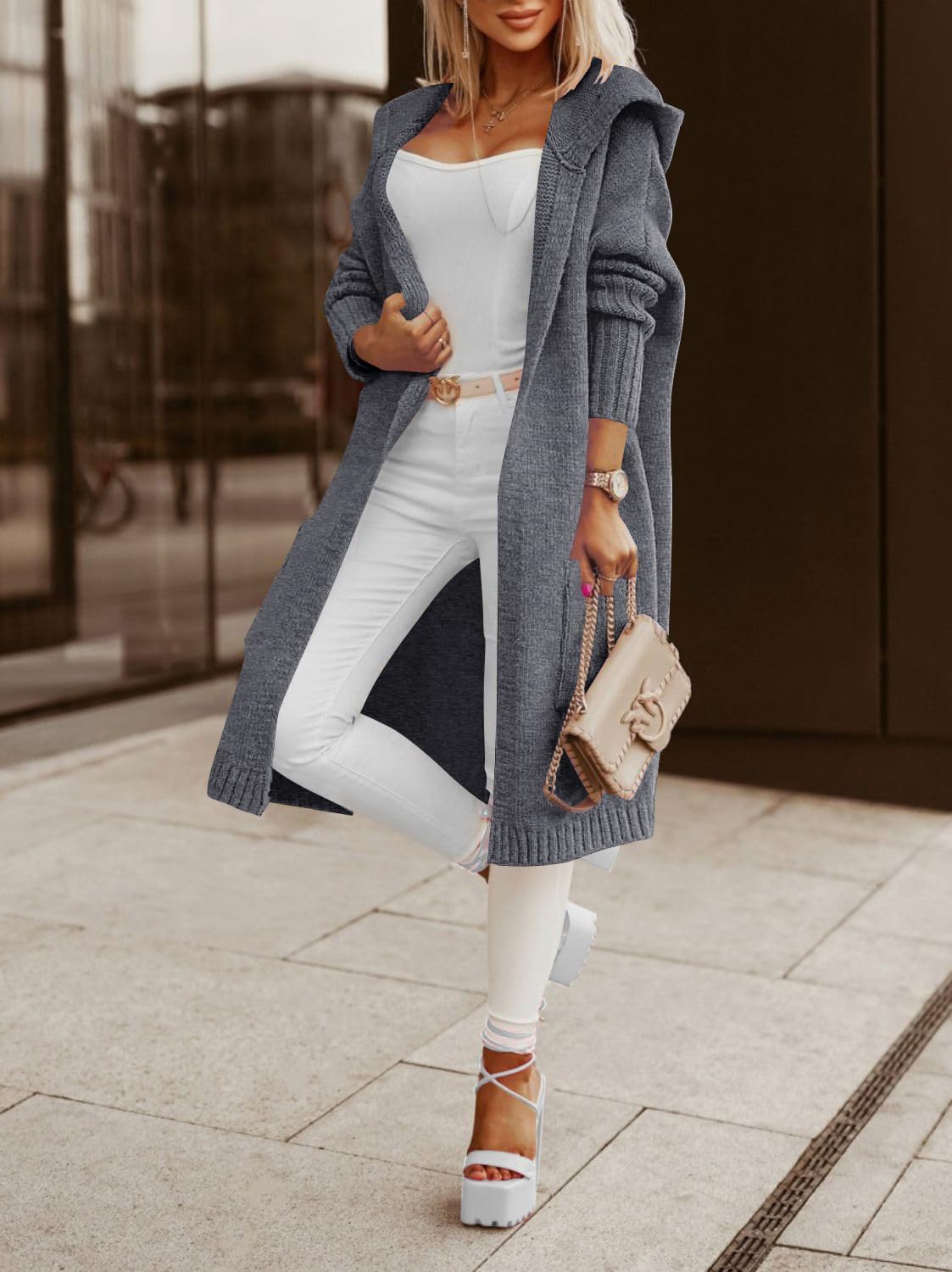 Long Knitted Cardigan