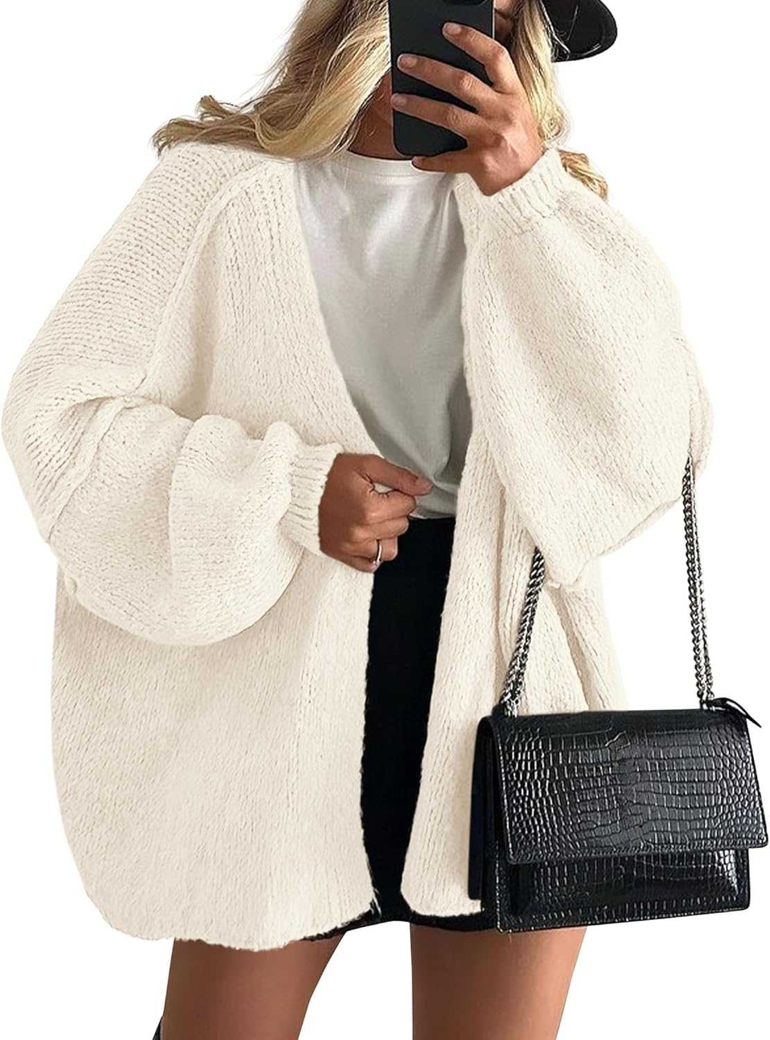 Oversized Knit Cardigan