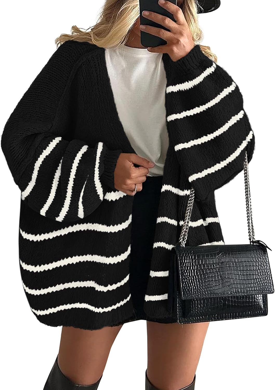 Oversized Knit Cardigan