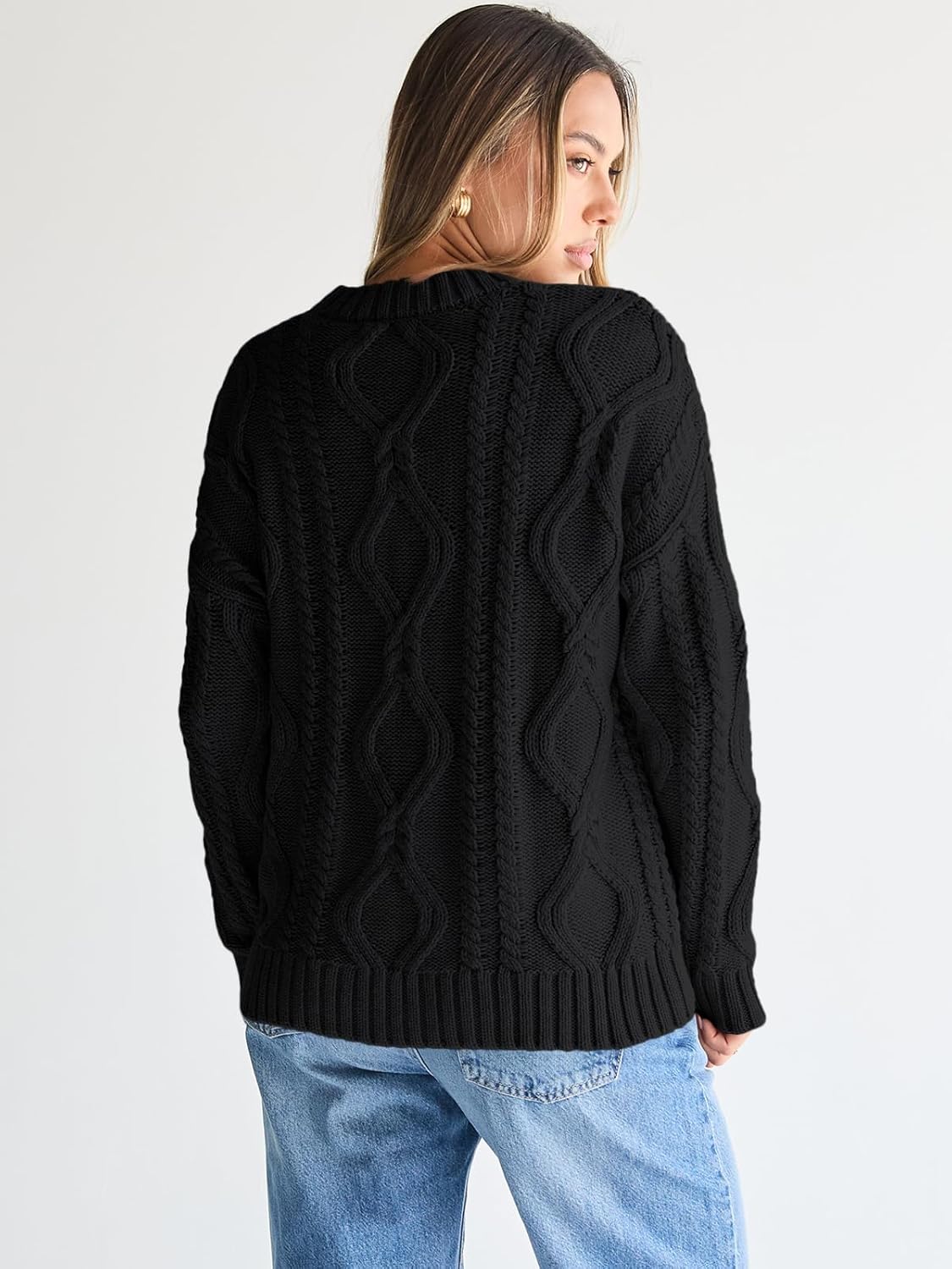 The Elara™ Cable Knit Sweater