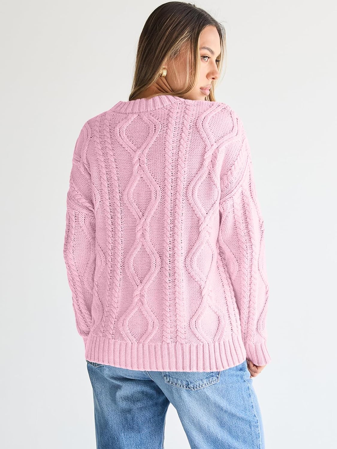 The Elara™ Cable Knit Sweater