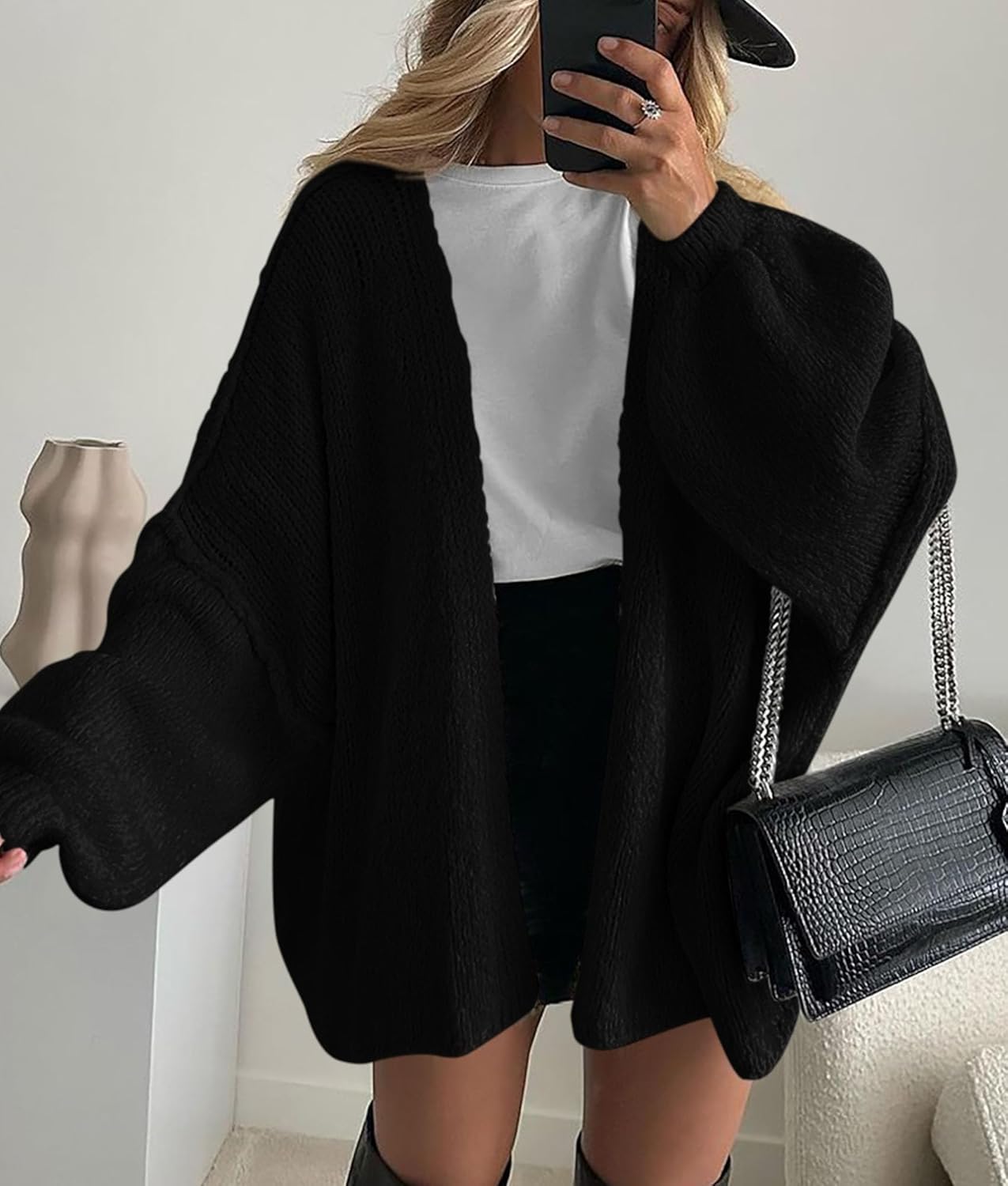 Oversized Knit Cardigan