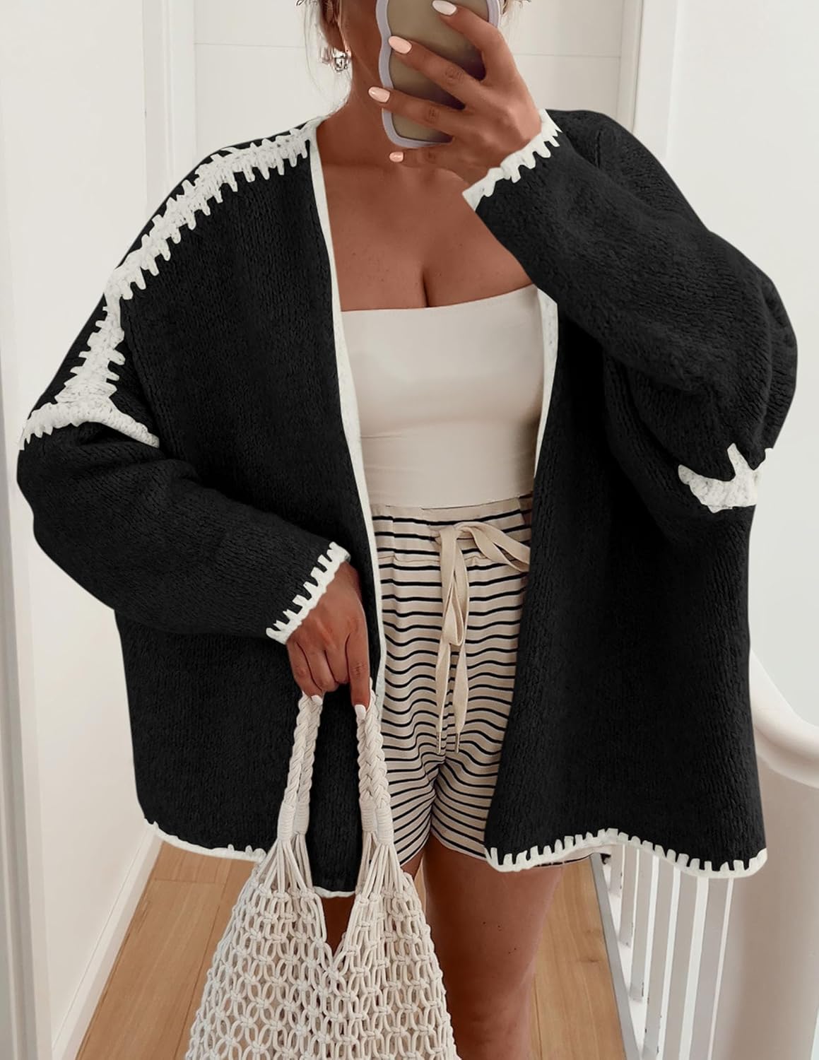 Oversized Knit Cardigan