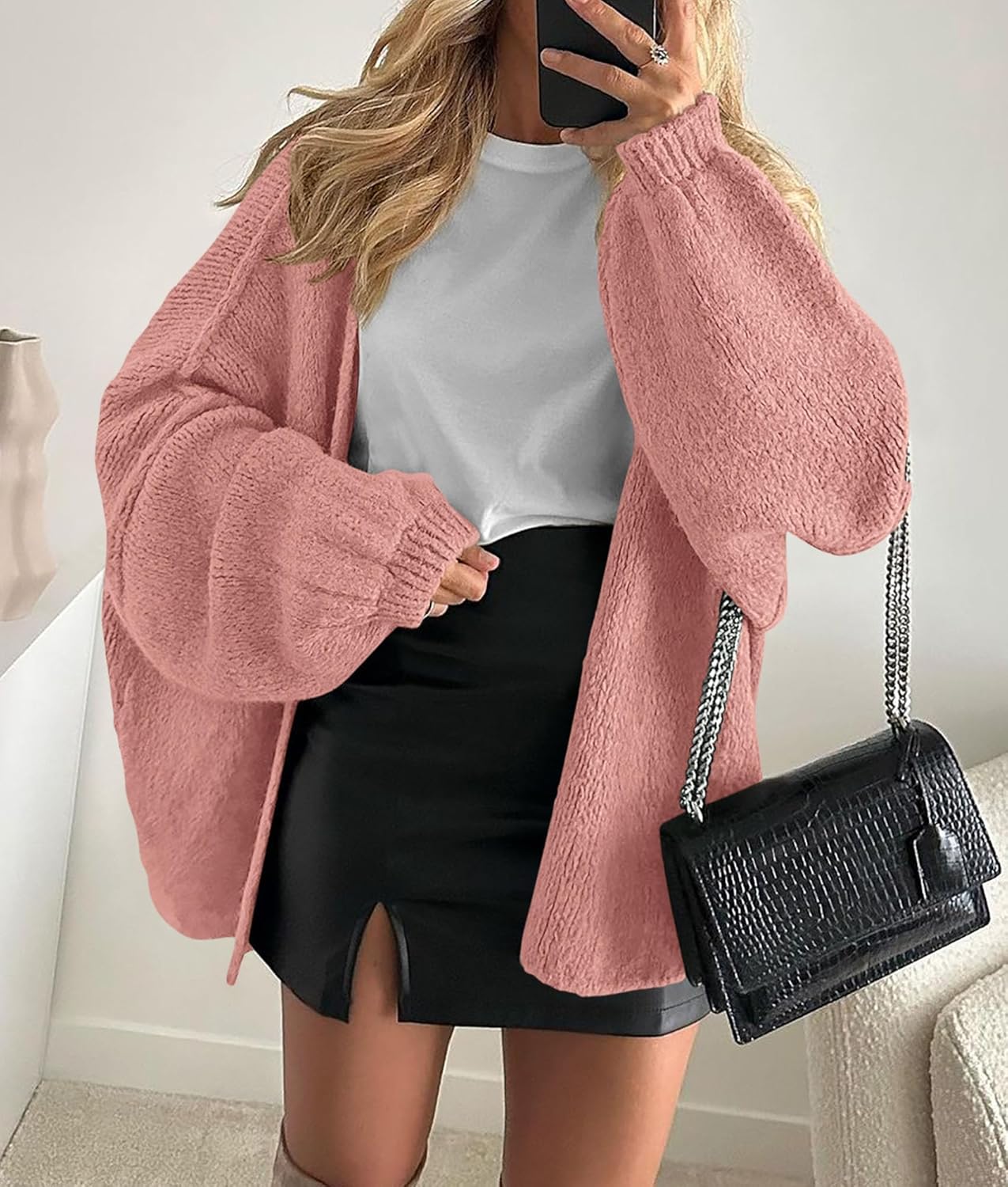 Oversized Knit Cardigan