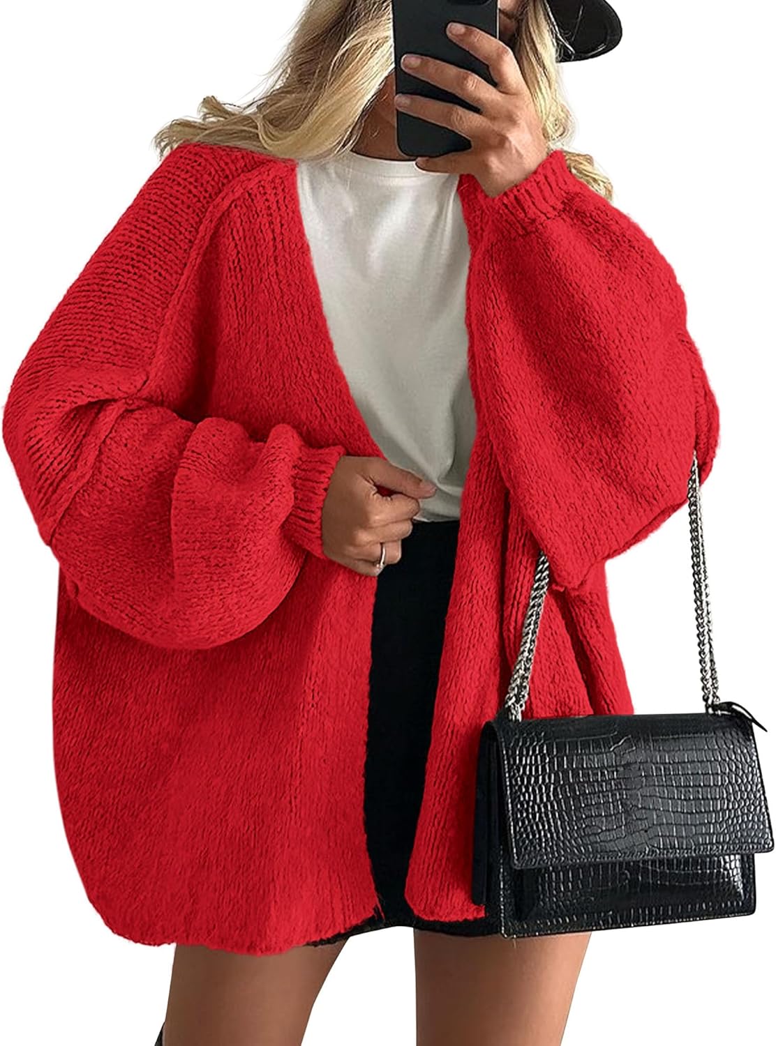 Oversized Knit Cardigan