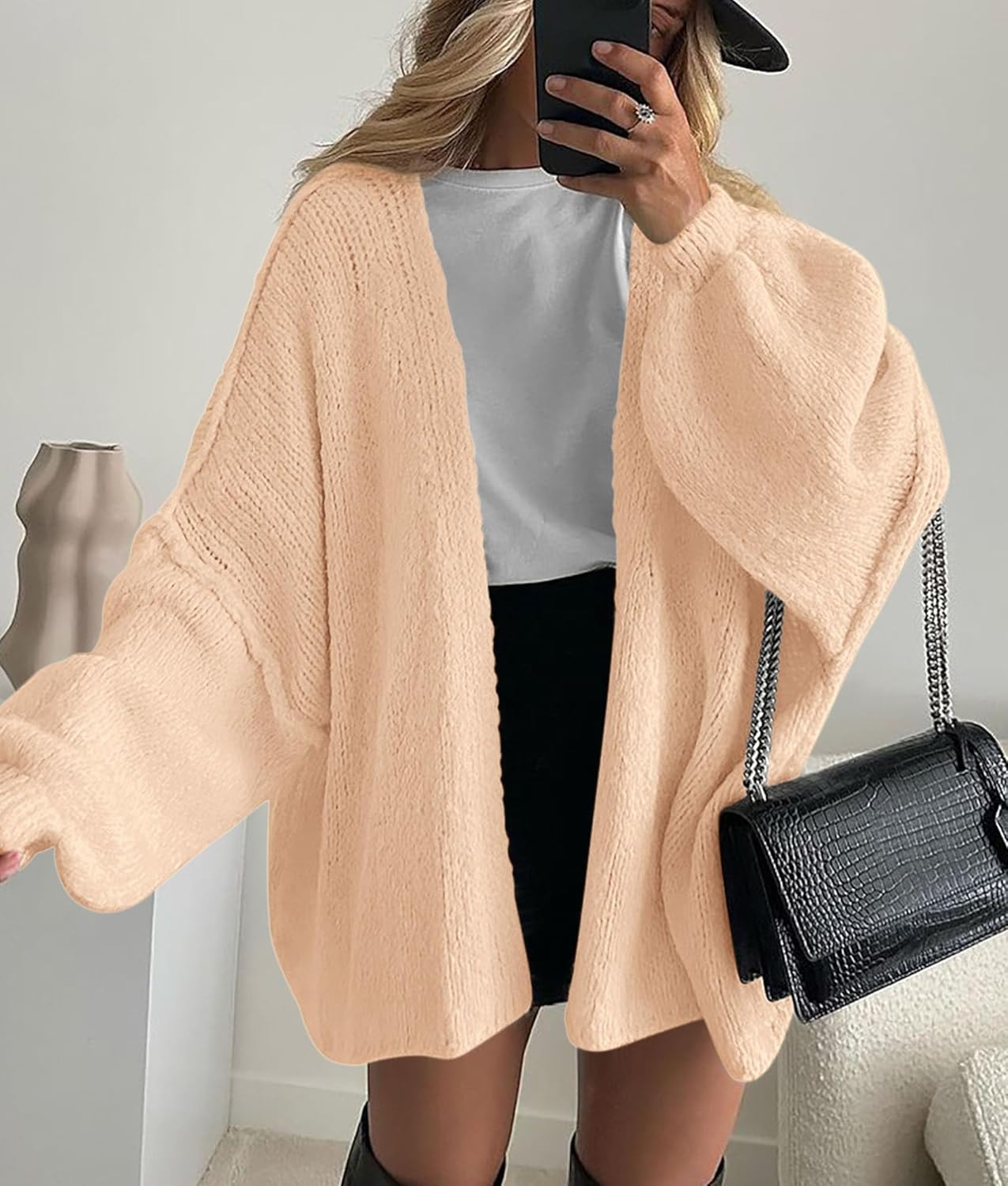 Oversized Knit Cardigan
