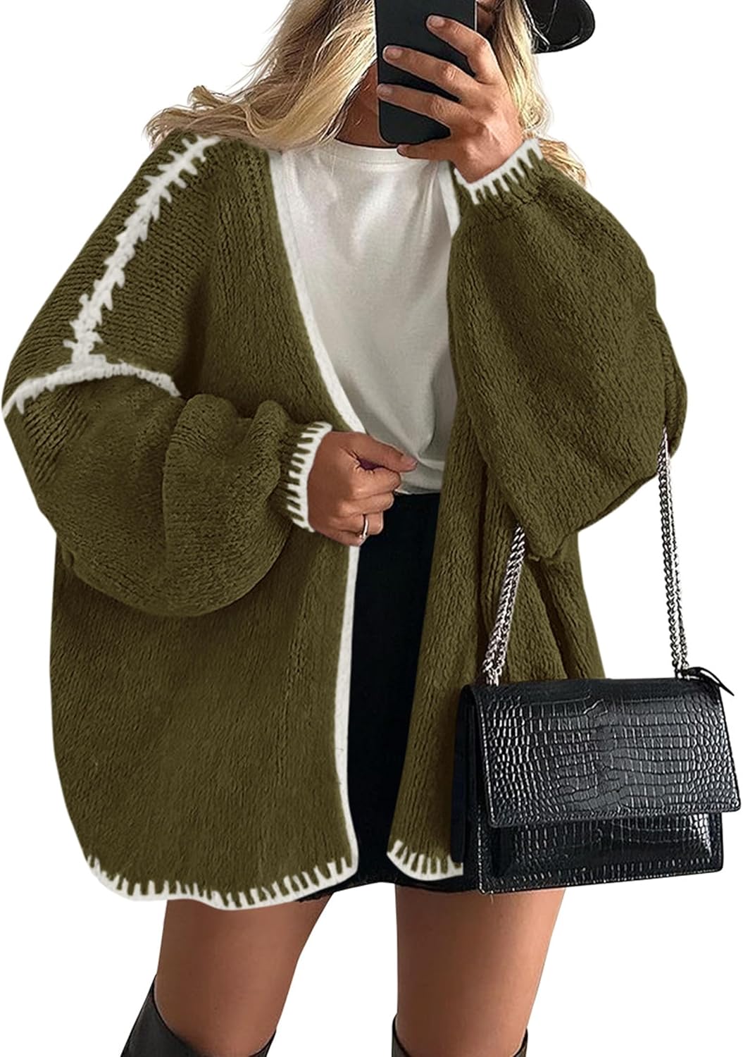 Oversized Knit Cardigan