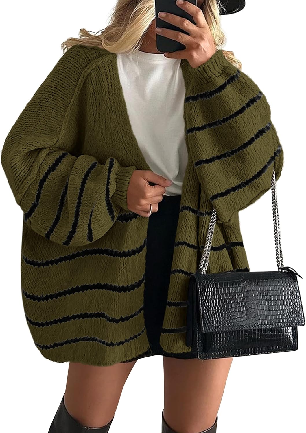 Oversized Knit Cardigan