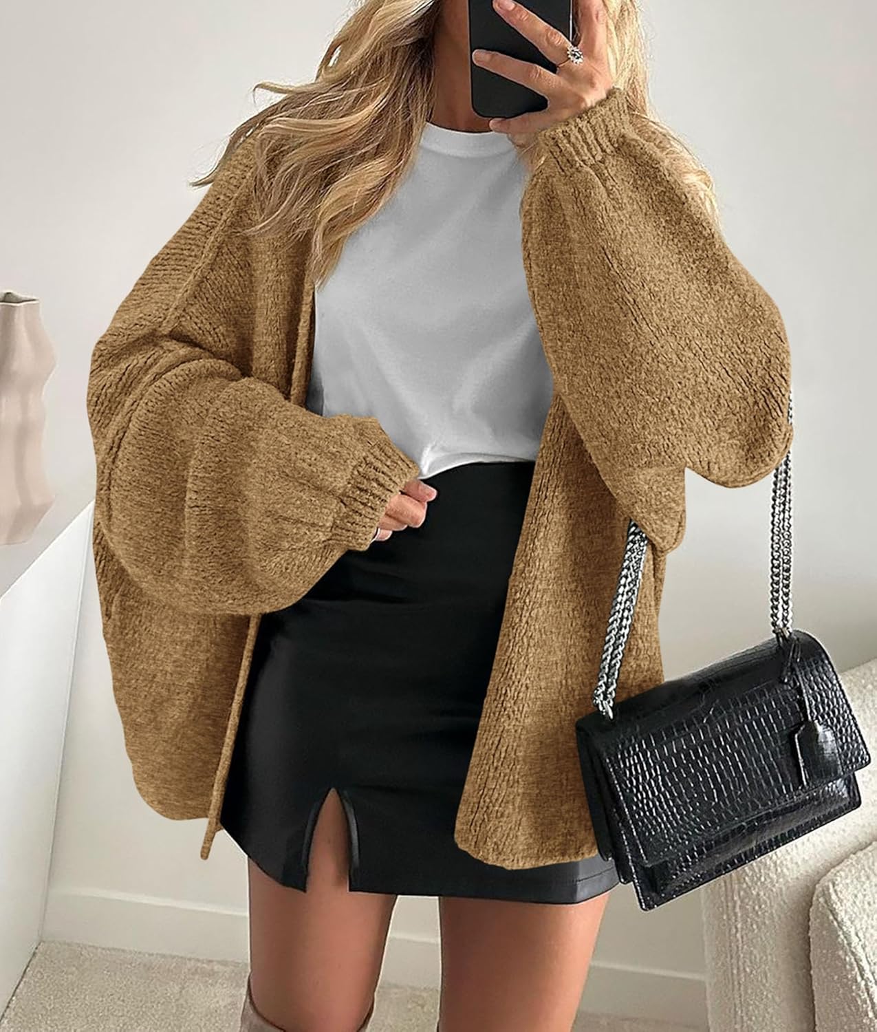 Oversized Knit Cardigan