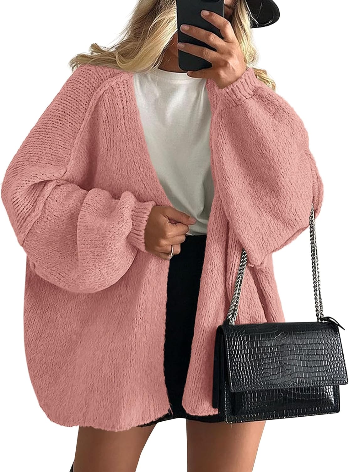 Oversized Knit Cardigan