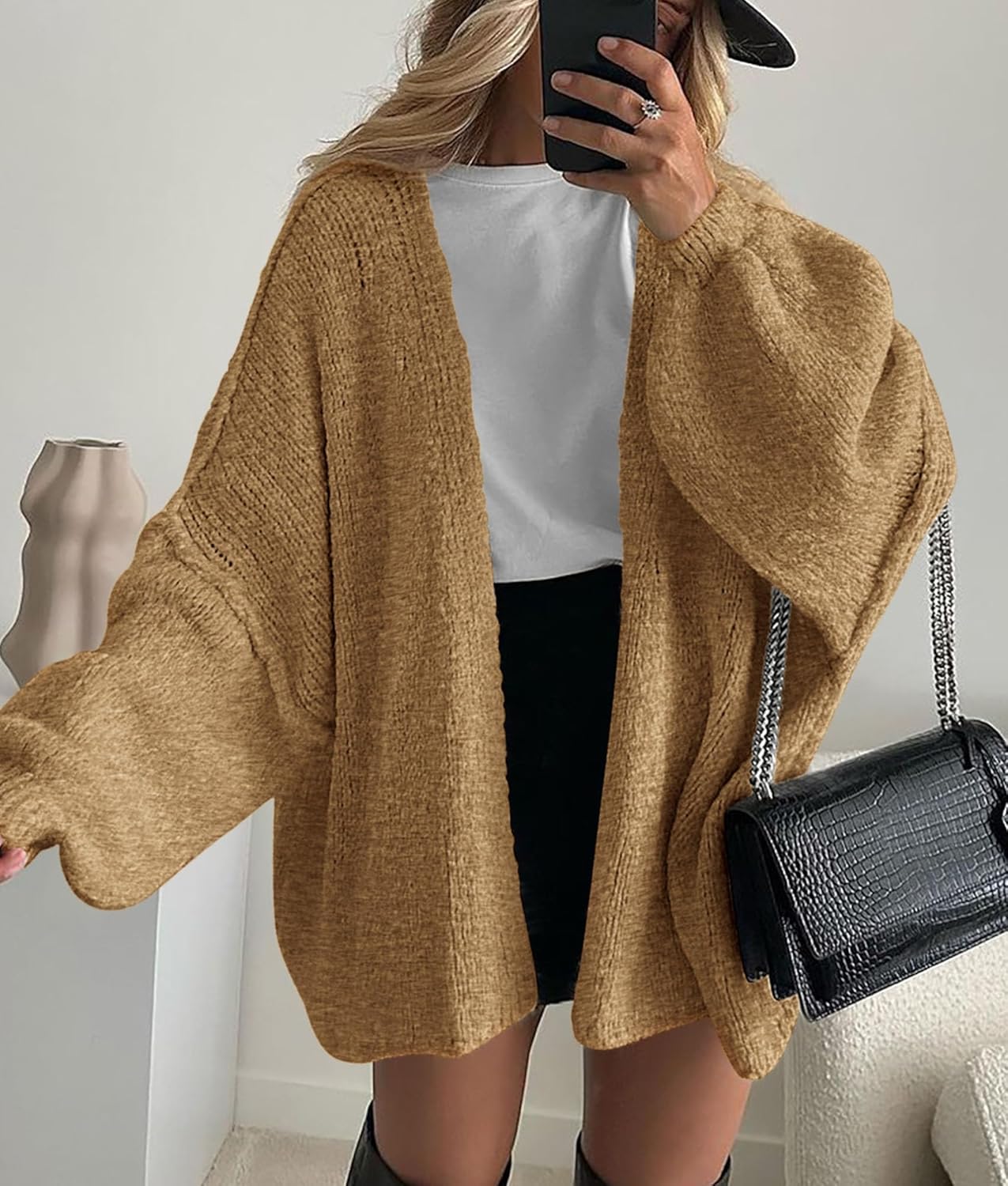 Oversized Knit Cardigan