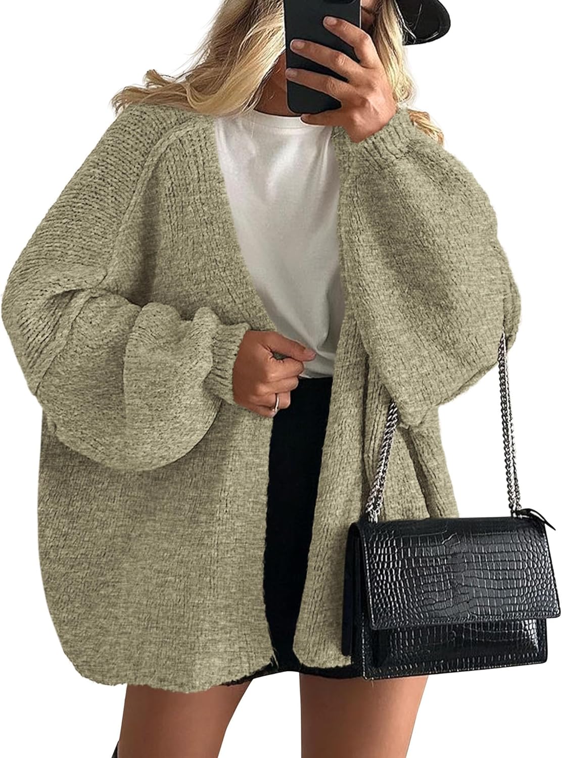 Oversized Knit Cardigan