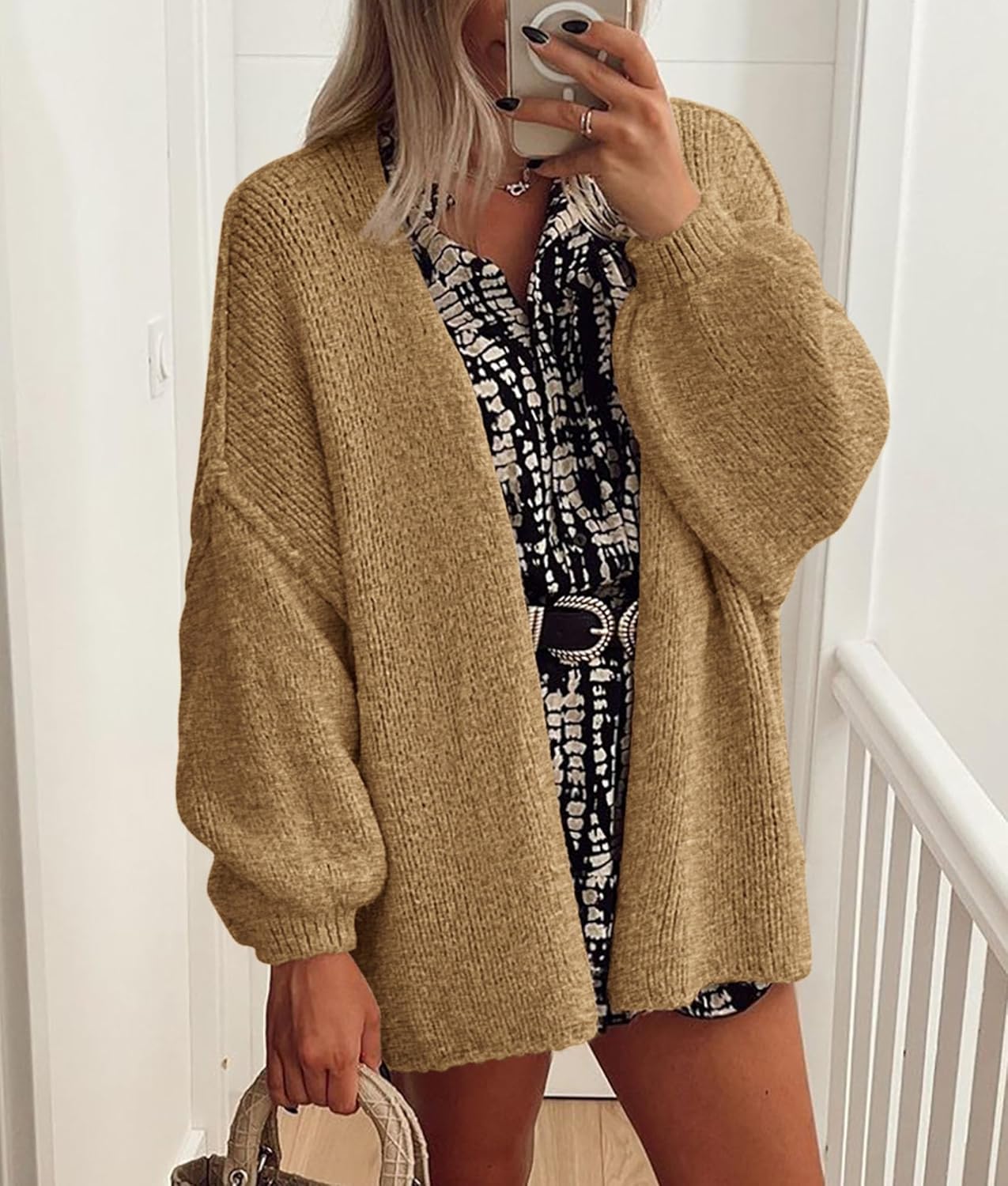 Oversized Knit Cardigan