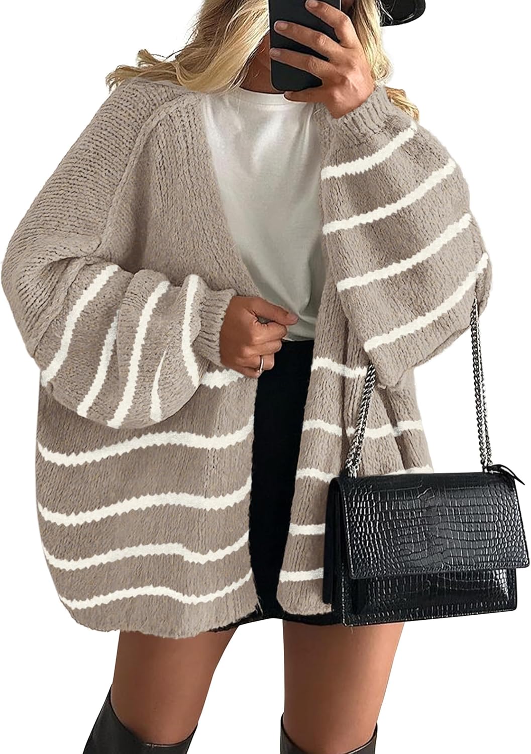 Oversized Knit Cardigan