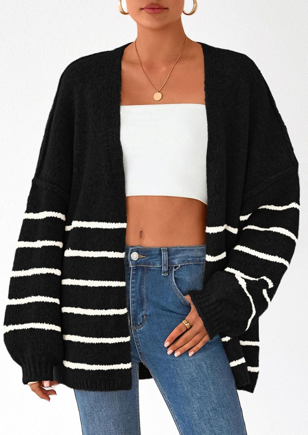 Oversized Knit Cardigan