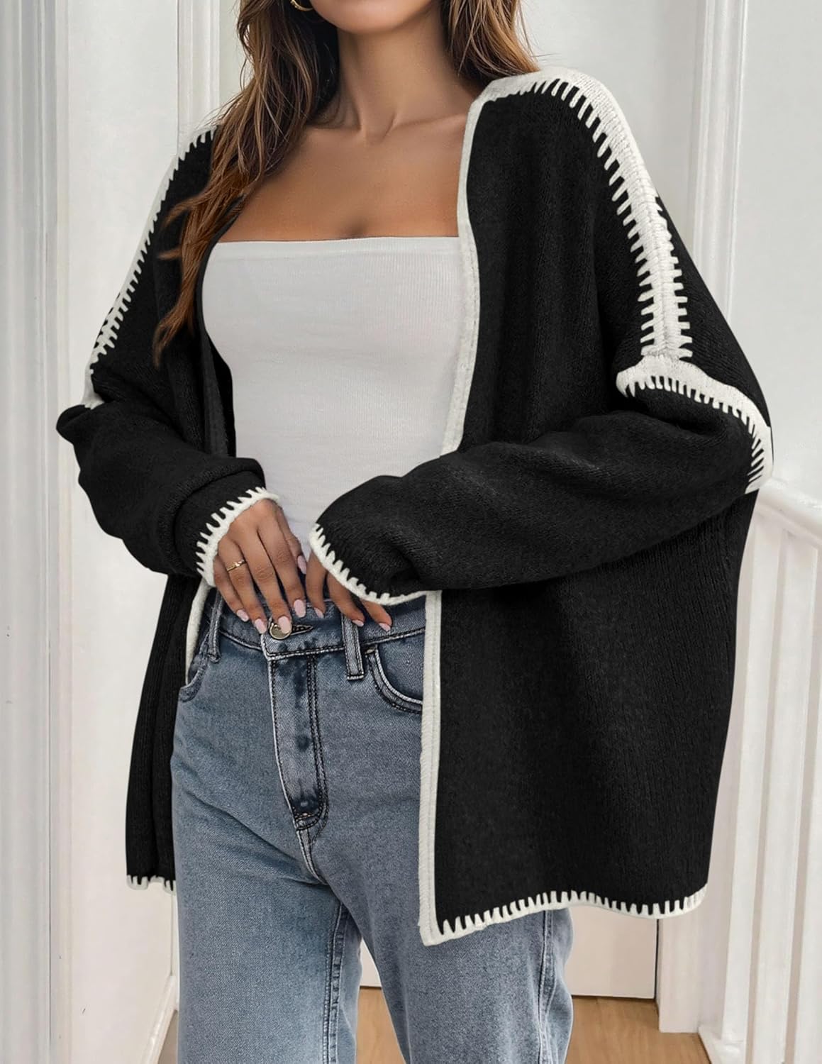 Oversized Knit Cardigan