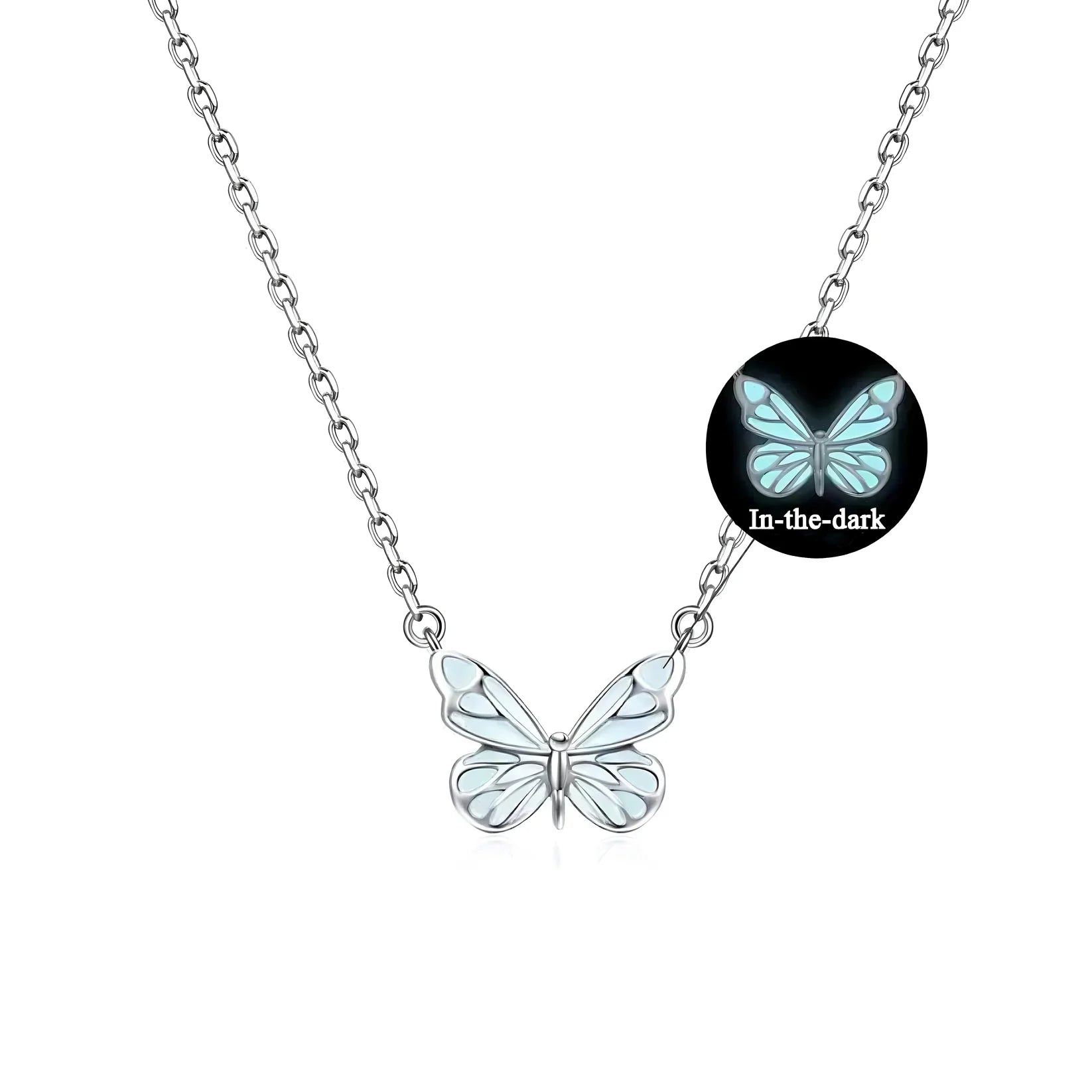 Luminous Dream Blue Butterfly Bracelet