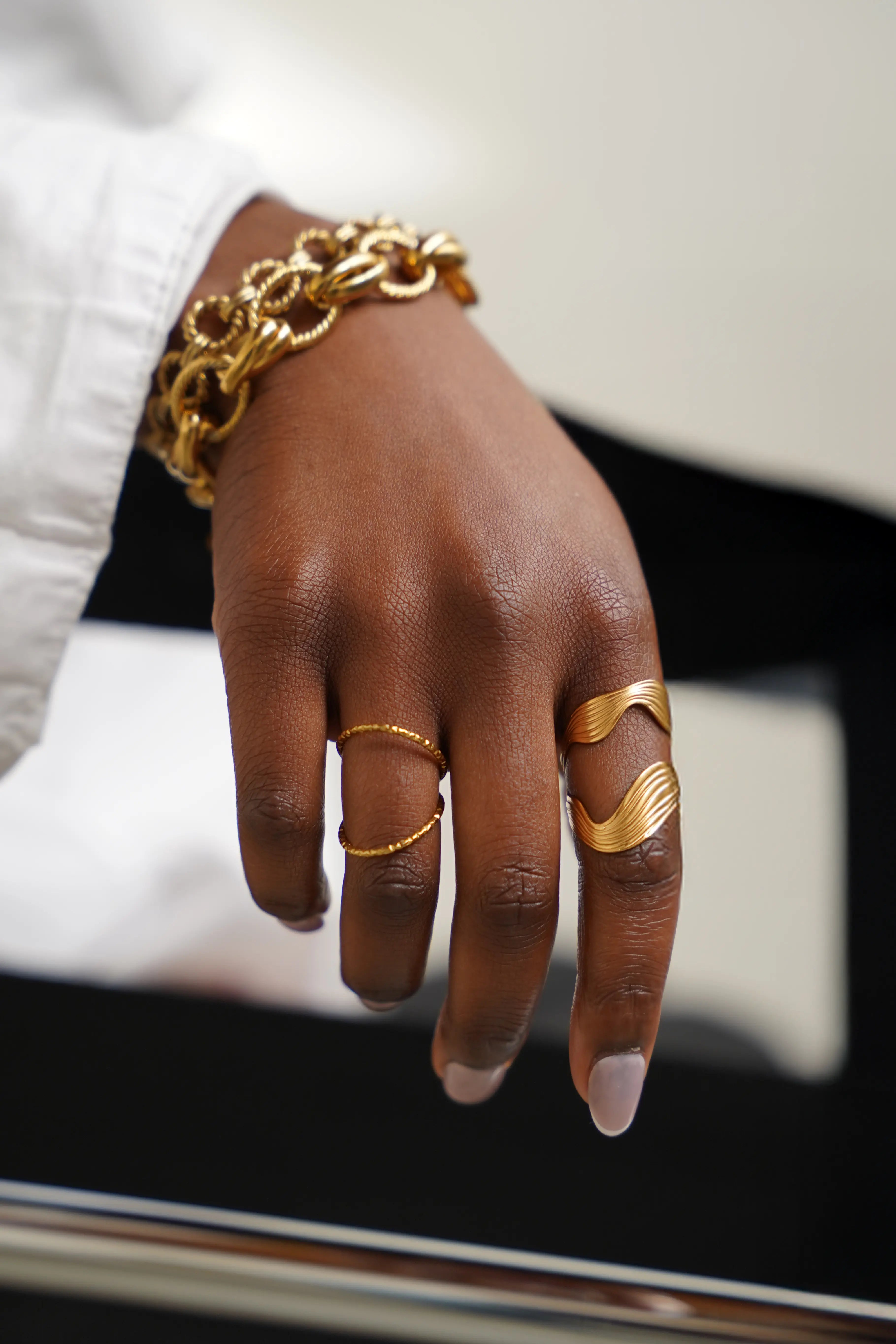 Meja - Ring - Edelstahl - Verstellbar