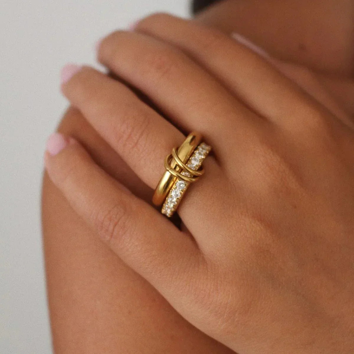 Alison Stacked Diamond Ring